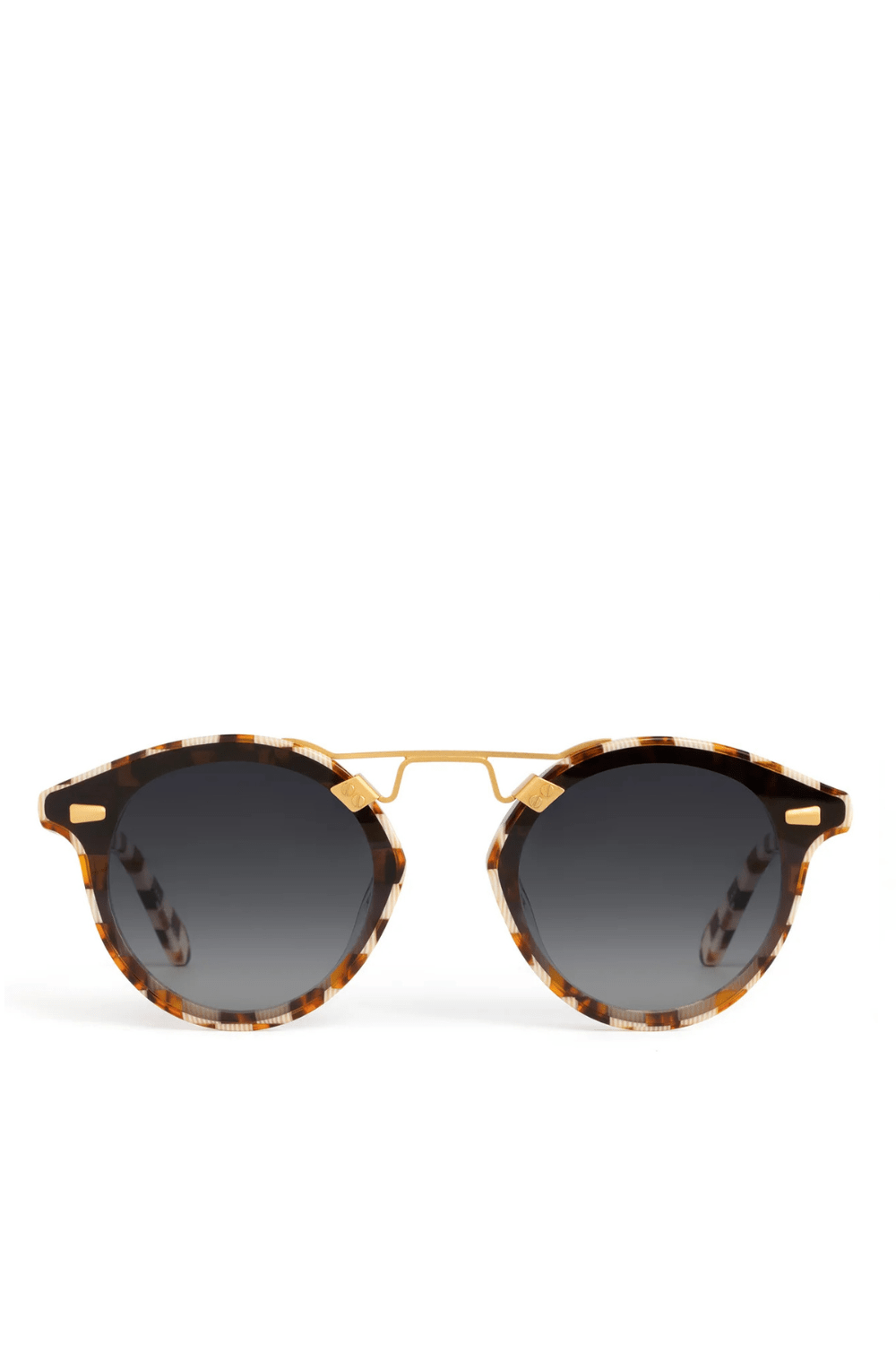 KREWE STL Nylon Caffe 24K Sunglasses