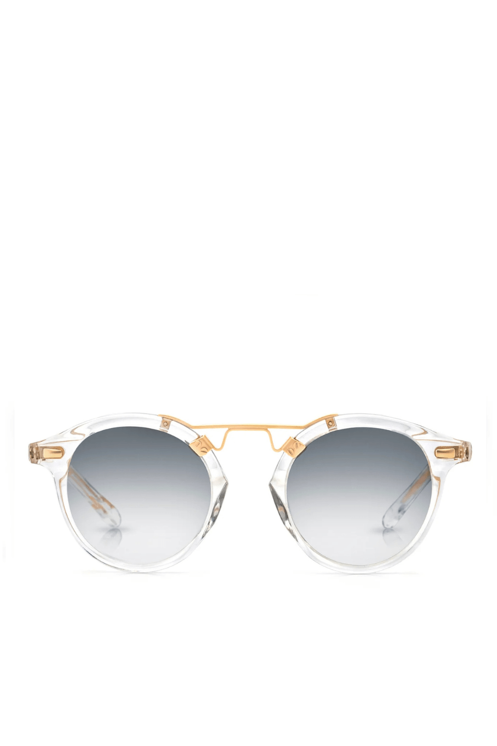 KREWE St. Louis Crystal Sunglasses with 24K Mirrored Lenses