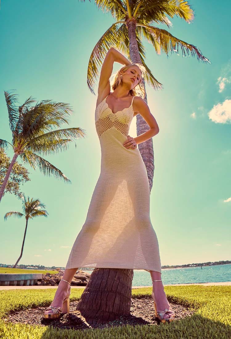 Staud Crochet Dress