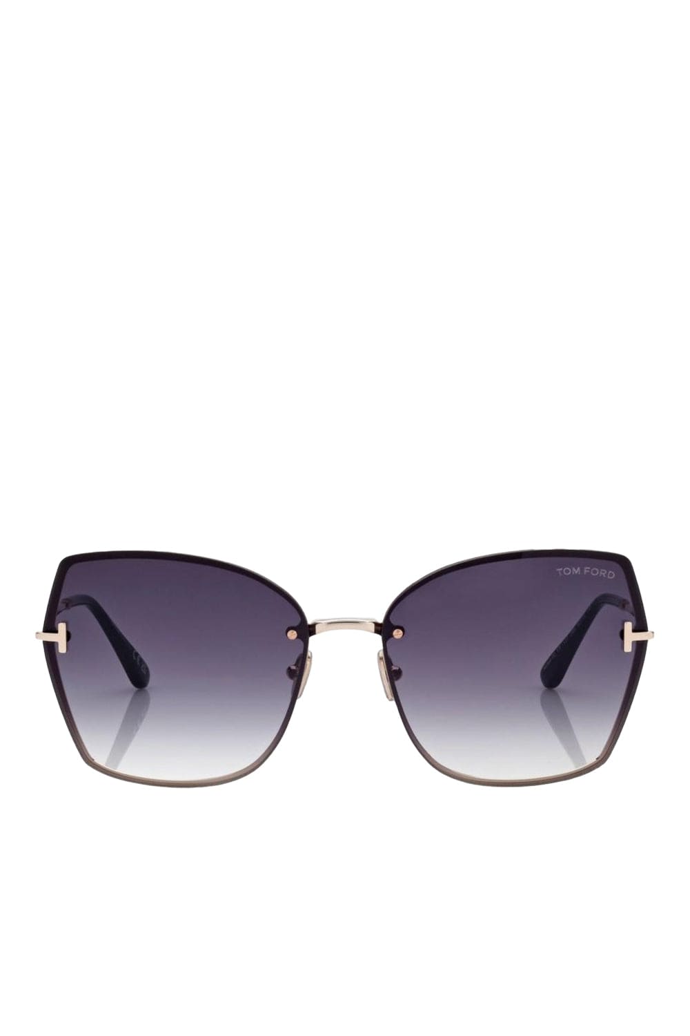 Tom Ford Eyewear Nickie Gradient Butterfly Sunglasses