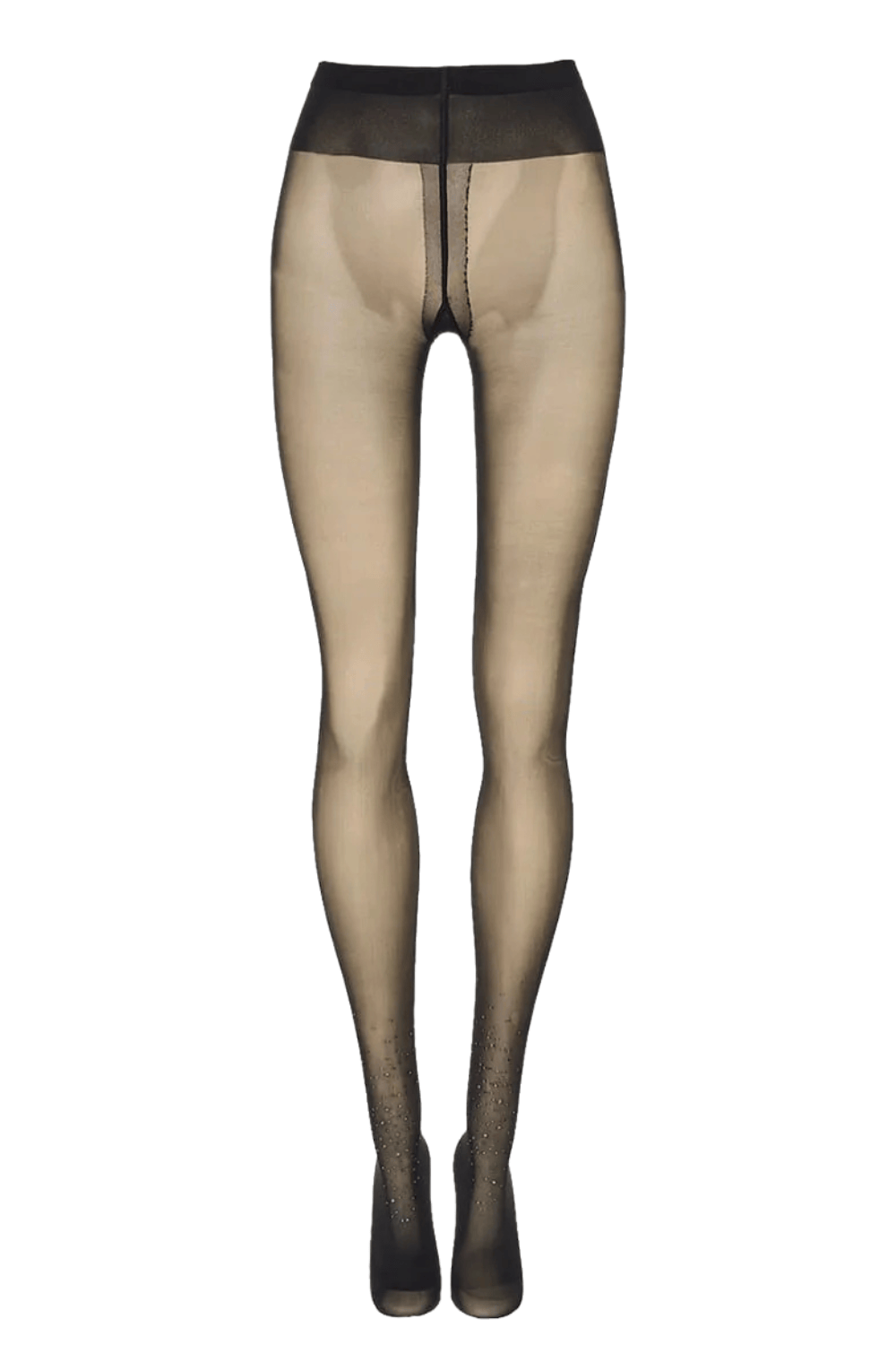 Wolford Stardust Black Crystal Embellished Tights