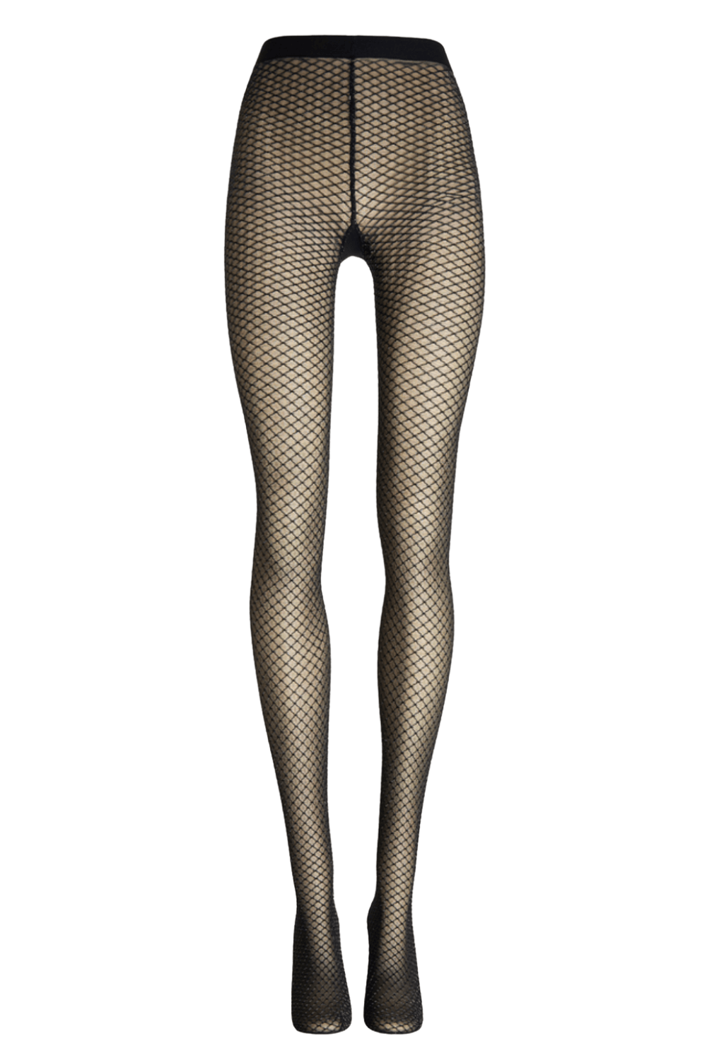 Wolford Black Silver Lurex Shimmer Effect Tights