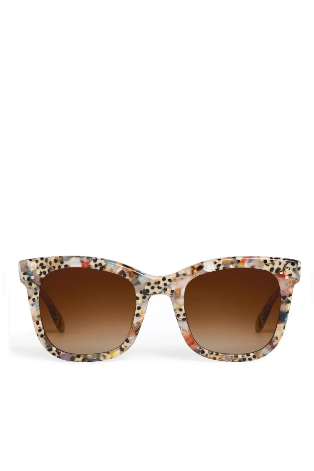 KREWE Adele Poppy Colorful Frame Sunglasses