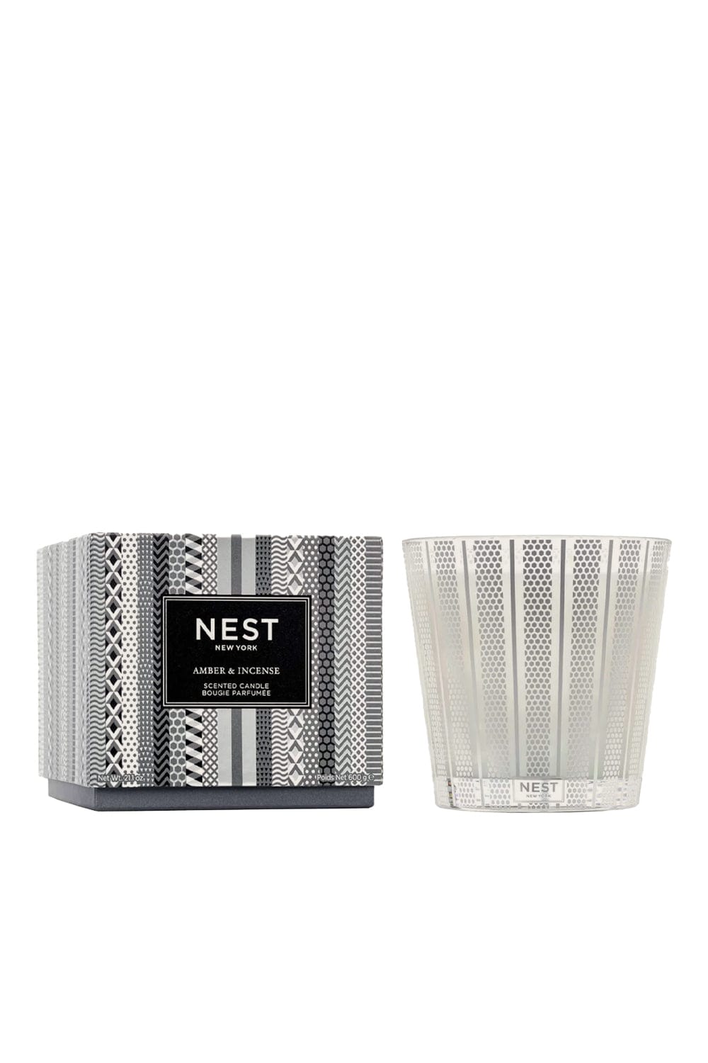 Nest Amber & Incense 3 Wick Candle