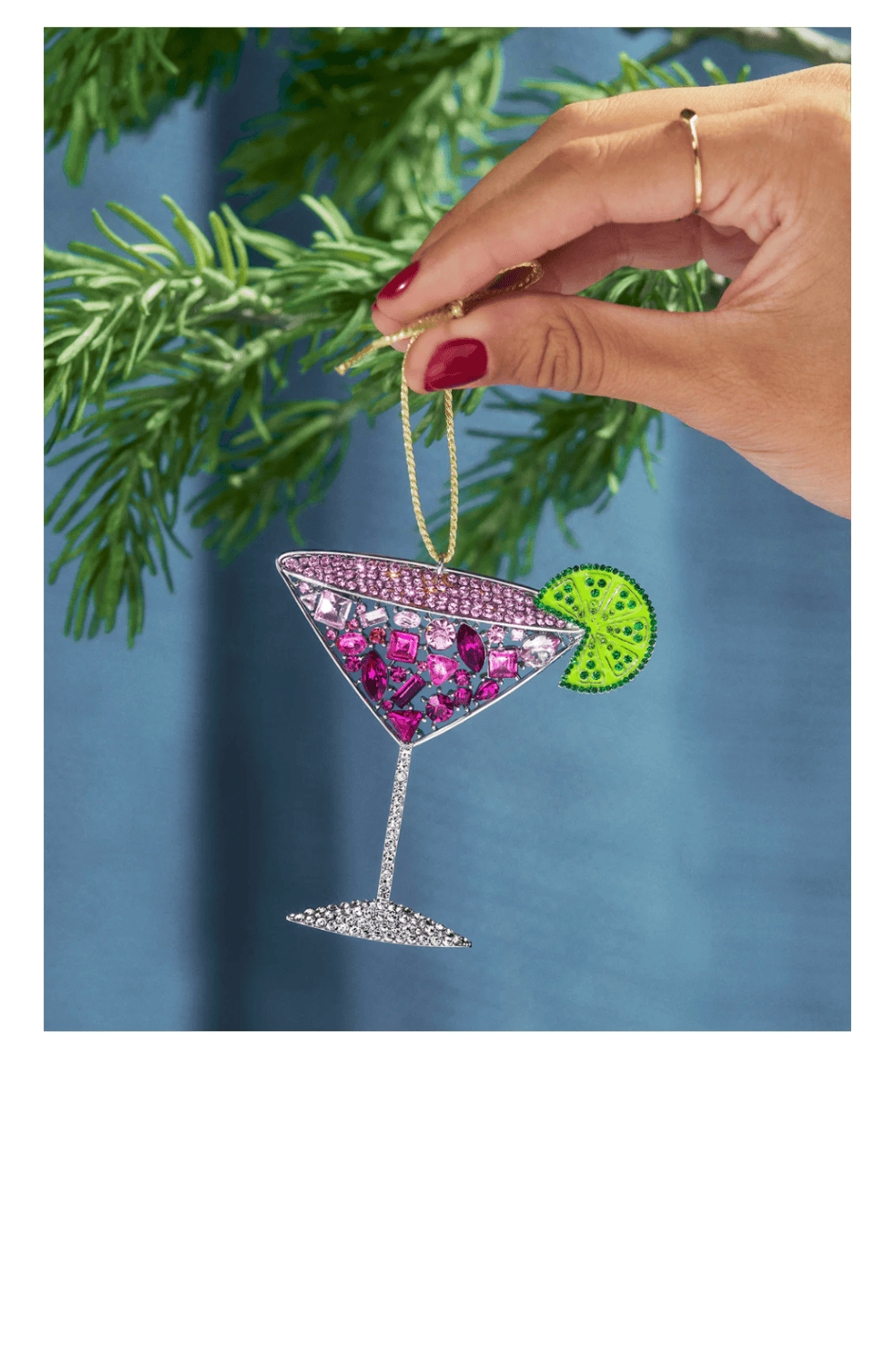 BaubleBar Sippin Pretty Cosmo Multi Ornament