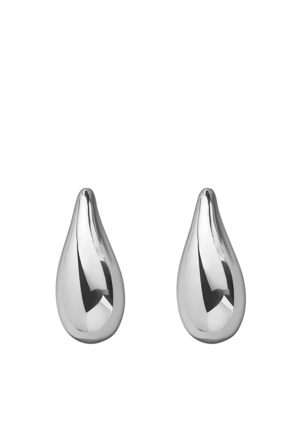 BaubleBar Ella Silver Teardrop Earrings
