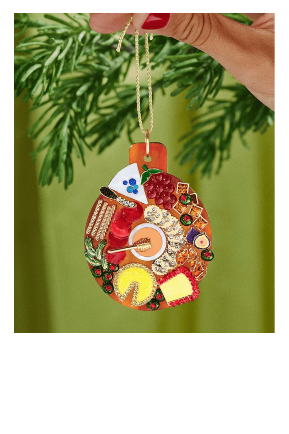 BaubleBar Feast Mode Multi-Color Charcuterie Ornament