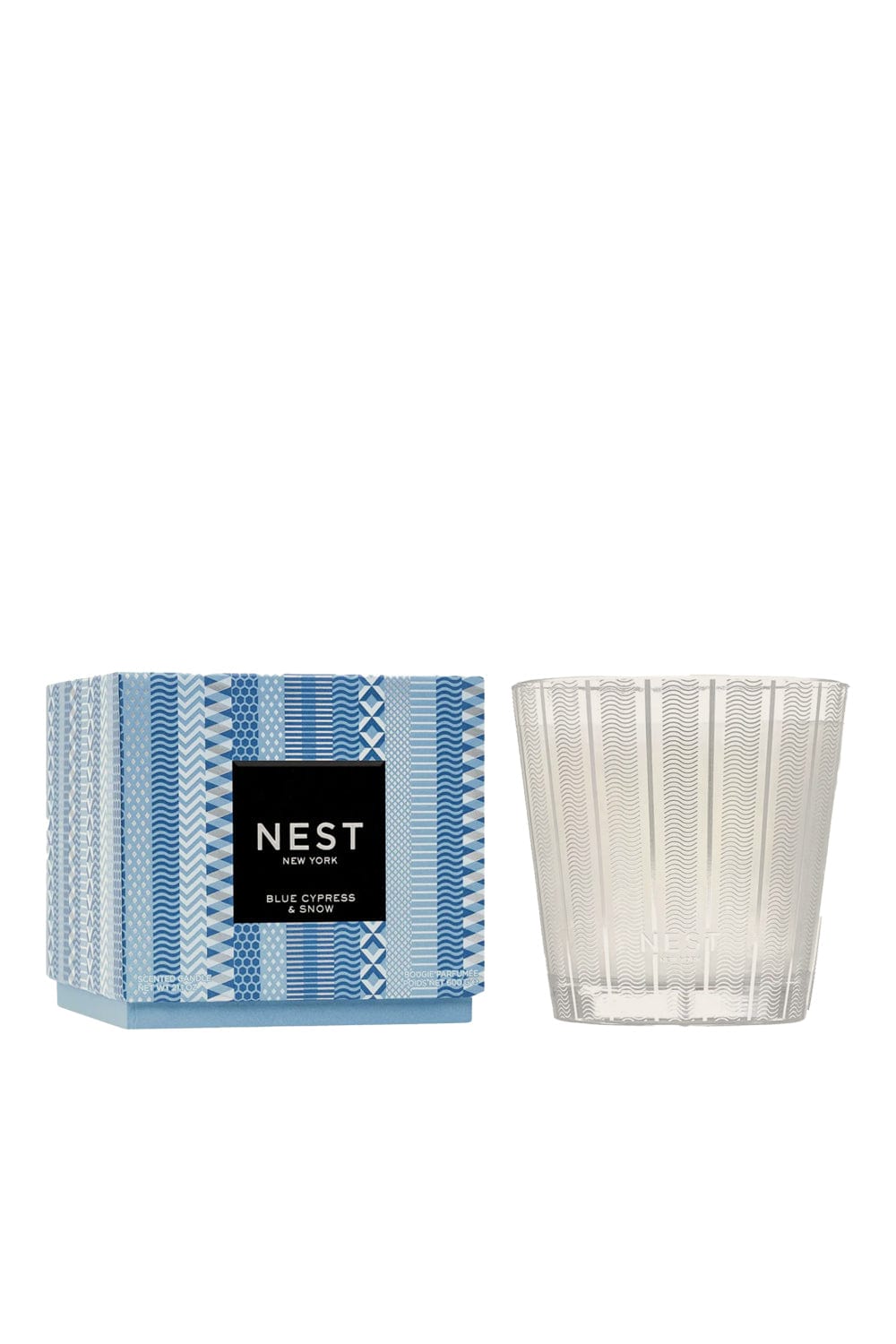 Nest Blue Cypress & Snow 3 Wick Candle