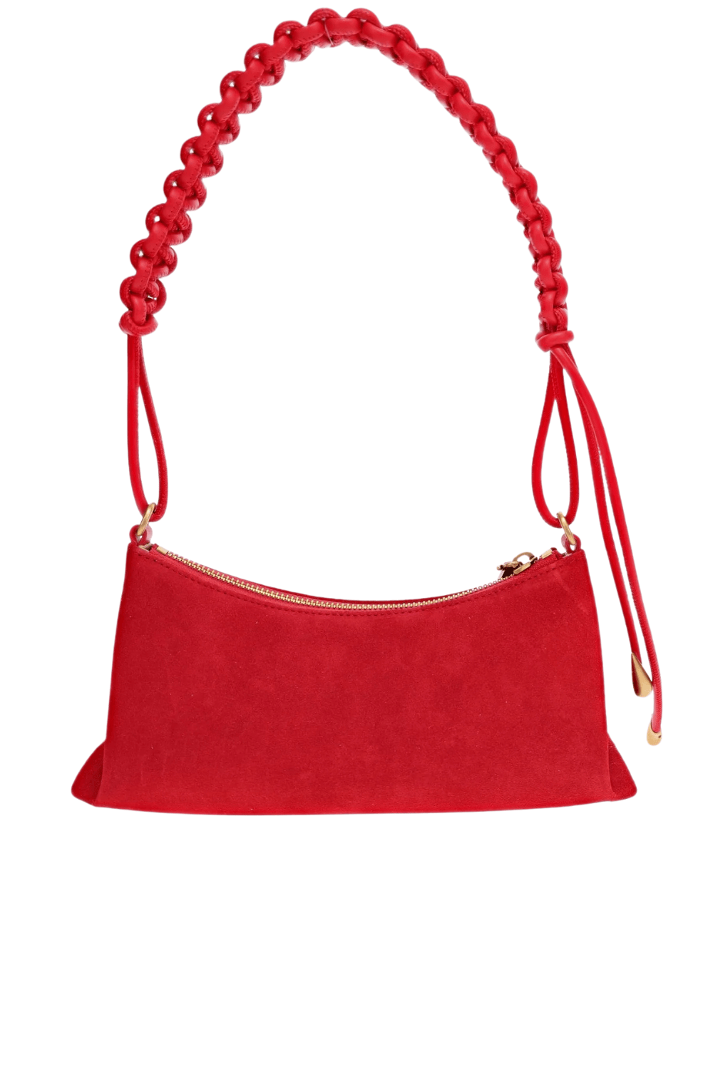 Cult Gaia OSA Vermilion Suede Shoulder Bag