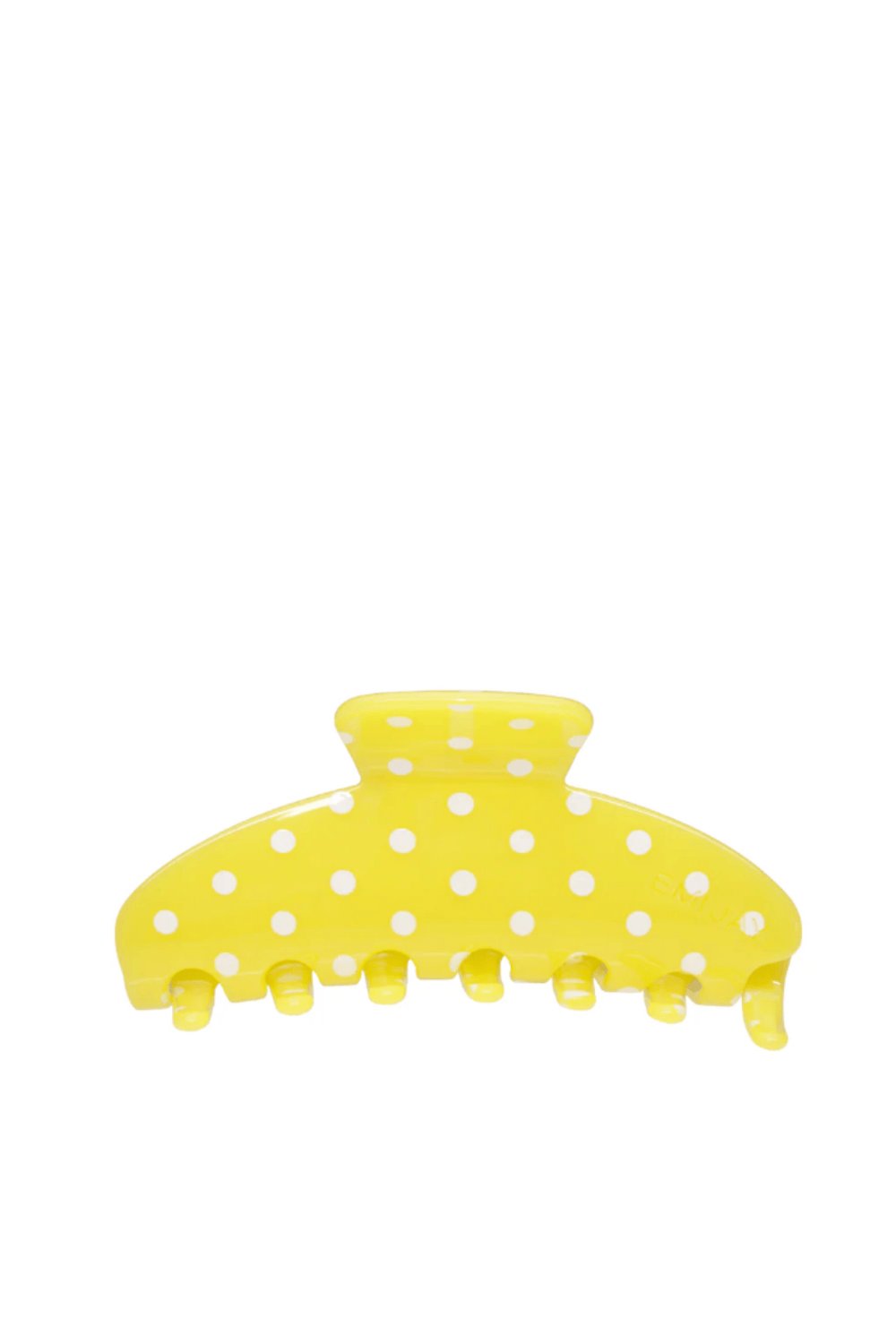 Citrus Polka Dot Big Effing Claw Clip