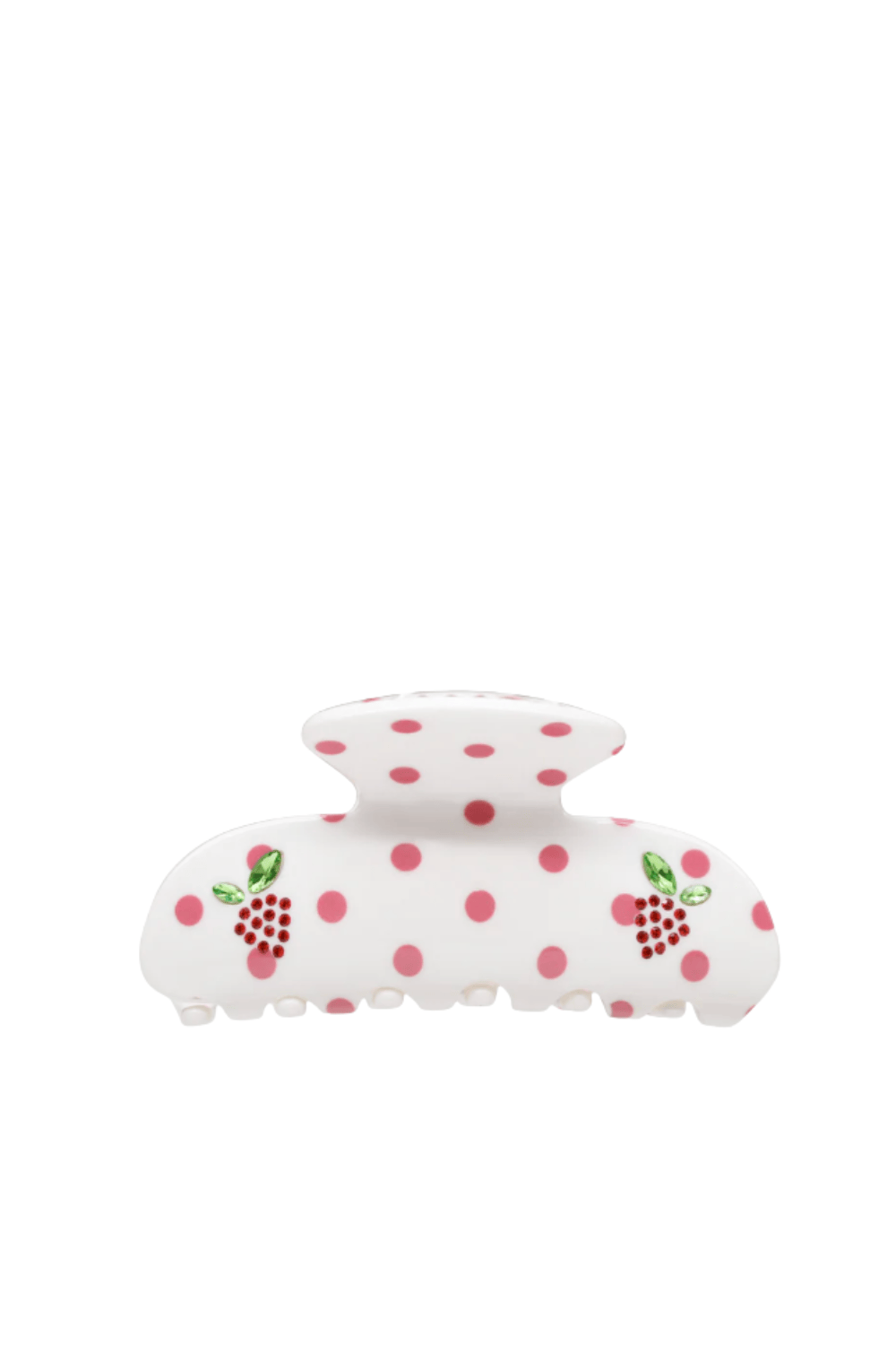 Coconut Berry Dot Sweetheart Hair Clip