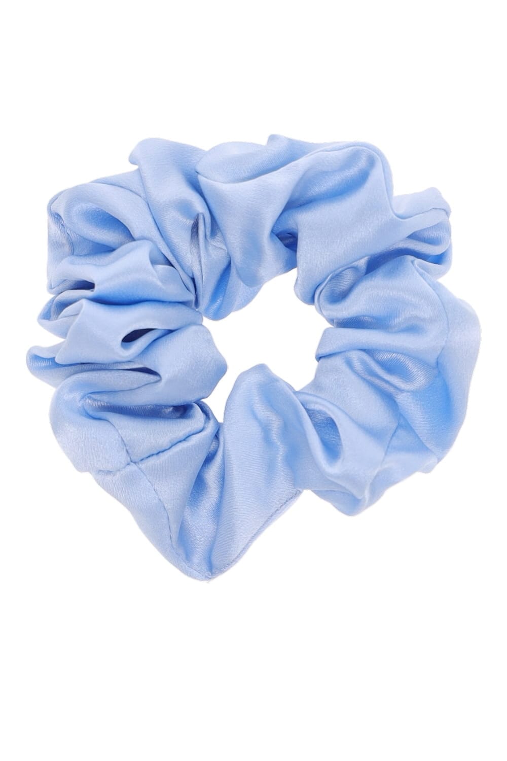 EMI JAY Sky Blue Silk Charmeuse Scrunchie