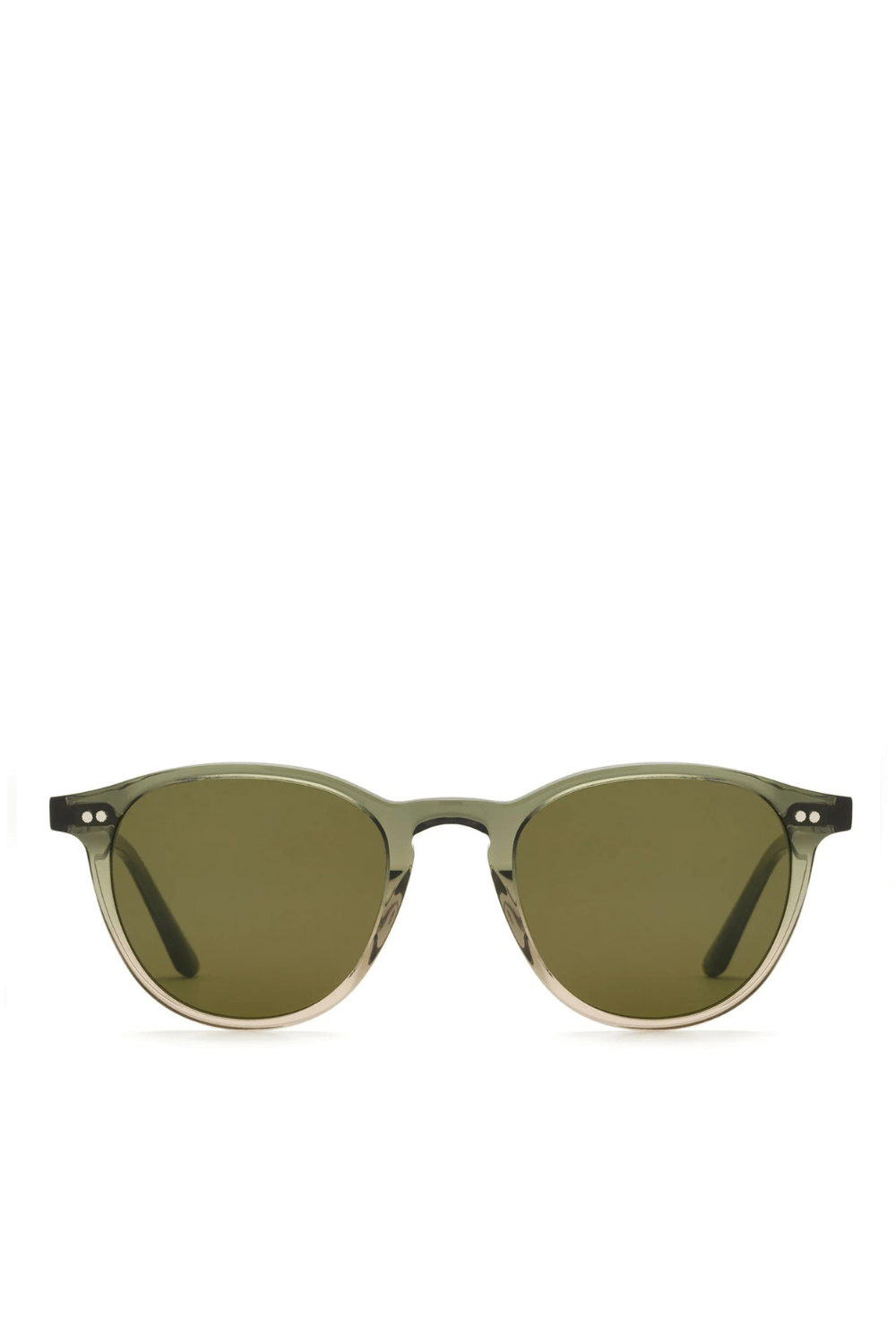 KREWE Landry Verde Round Acetate Sunglasses