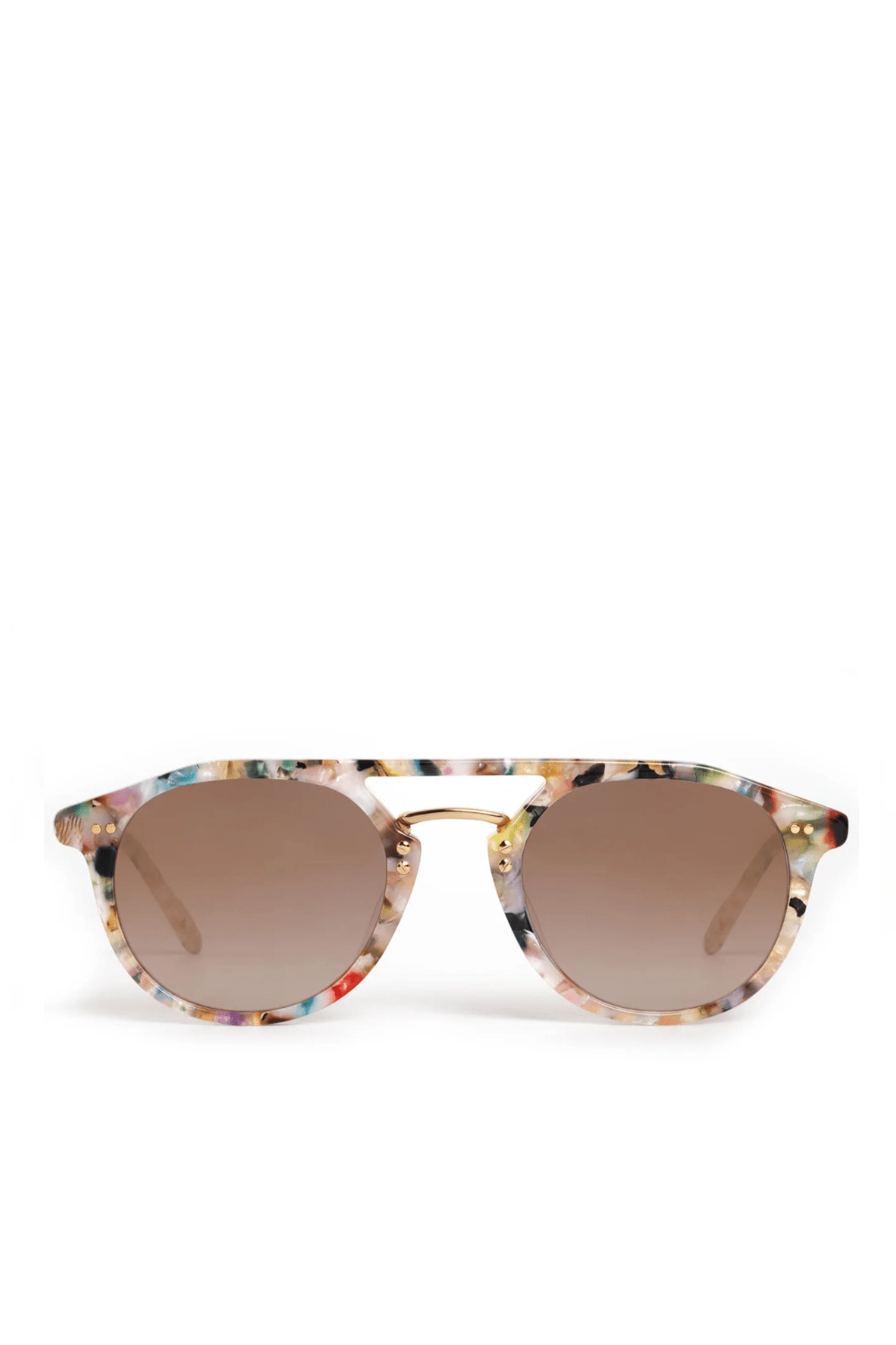 KREWE Markle Gelato 24K Mirrored Sunglasses