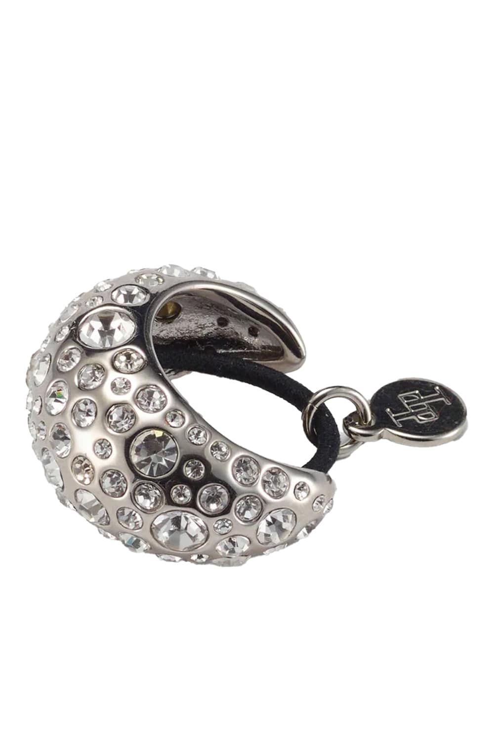 Lelet NY Rhodium Crystal Mini Dome Pave Pony Cuff