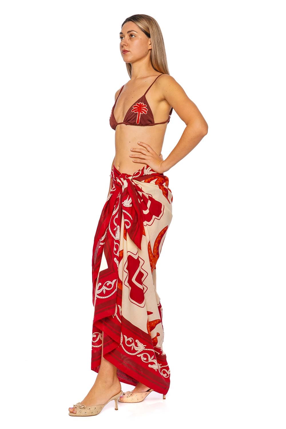 Johanna Ortiz Mexicas Tropical Equestrian Cotton Pareo
