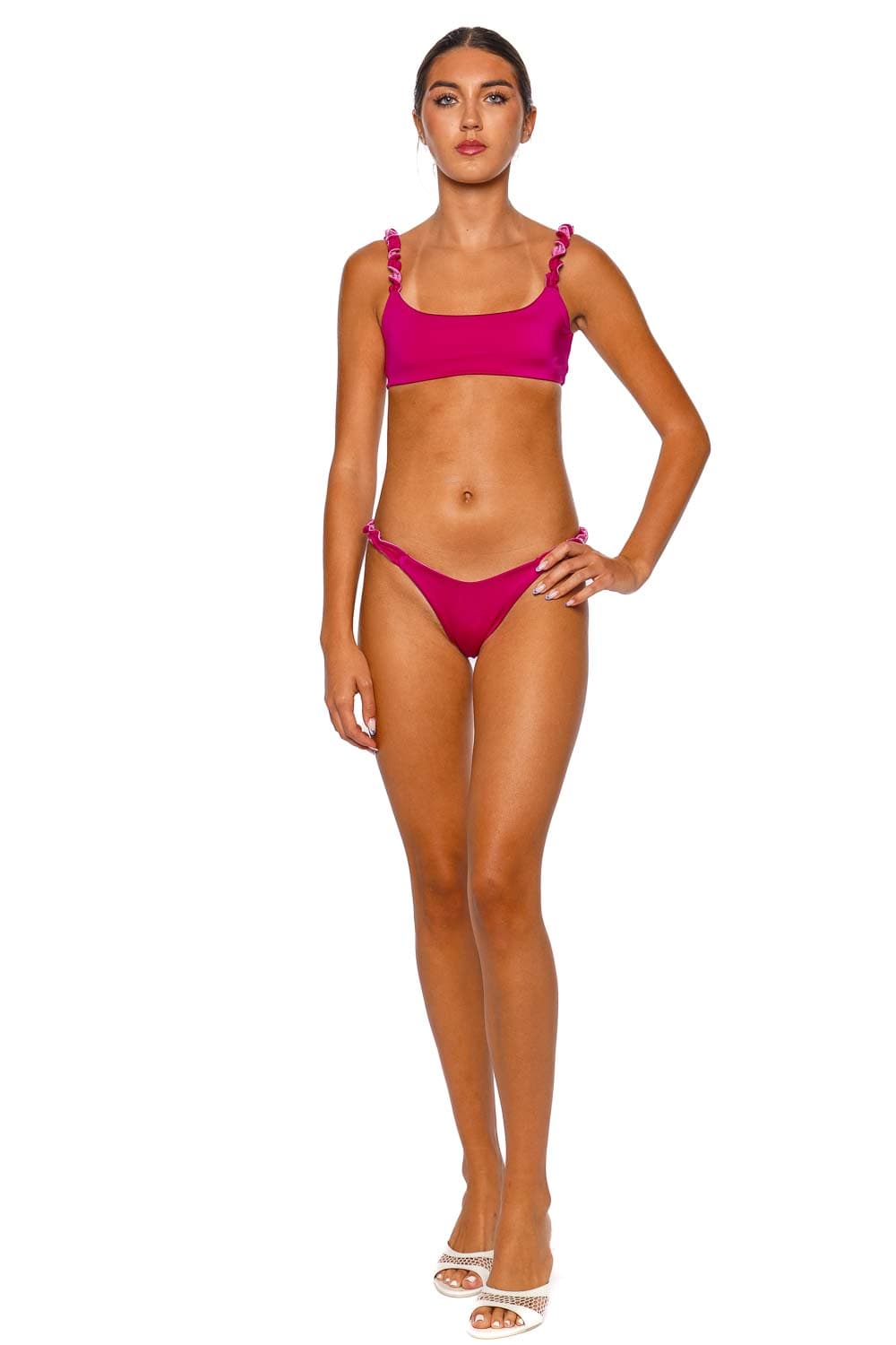 Agua Bendita Rui Thamar Velvet Bikini Top