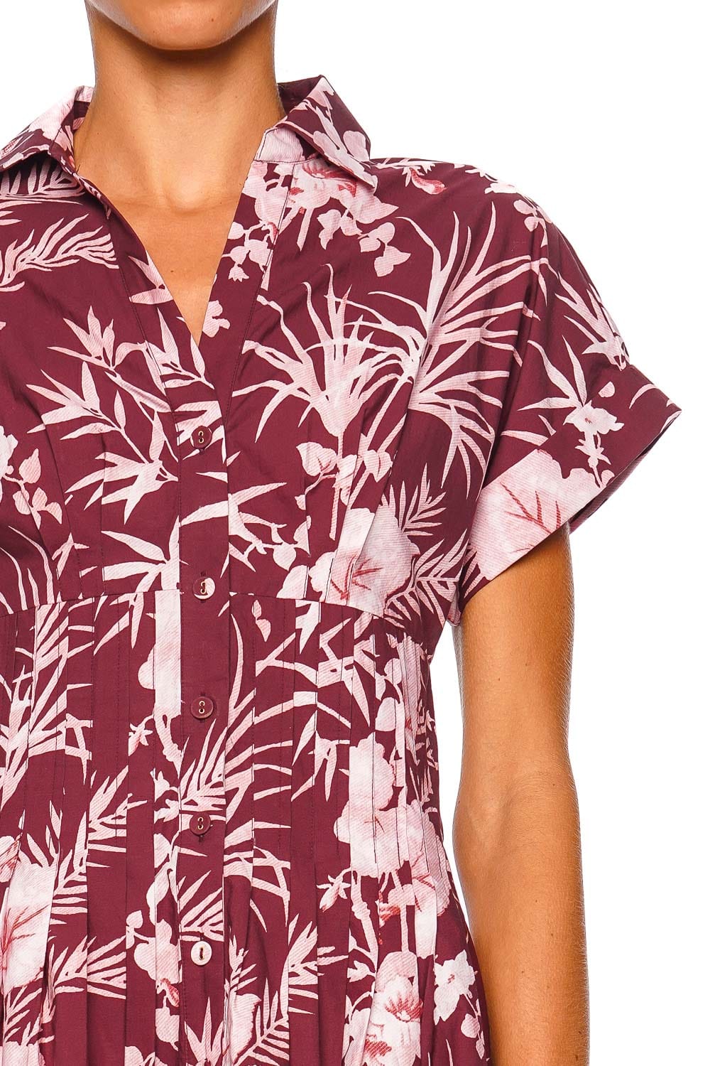 Cara Cara Nash Paradise Blush Short Sleeve Mini Dress