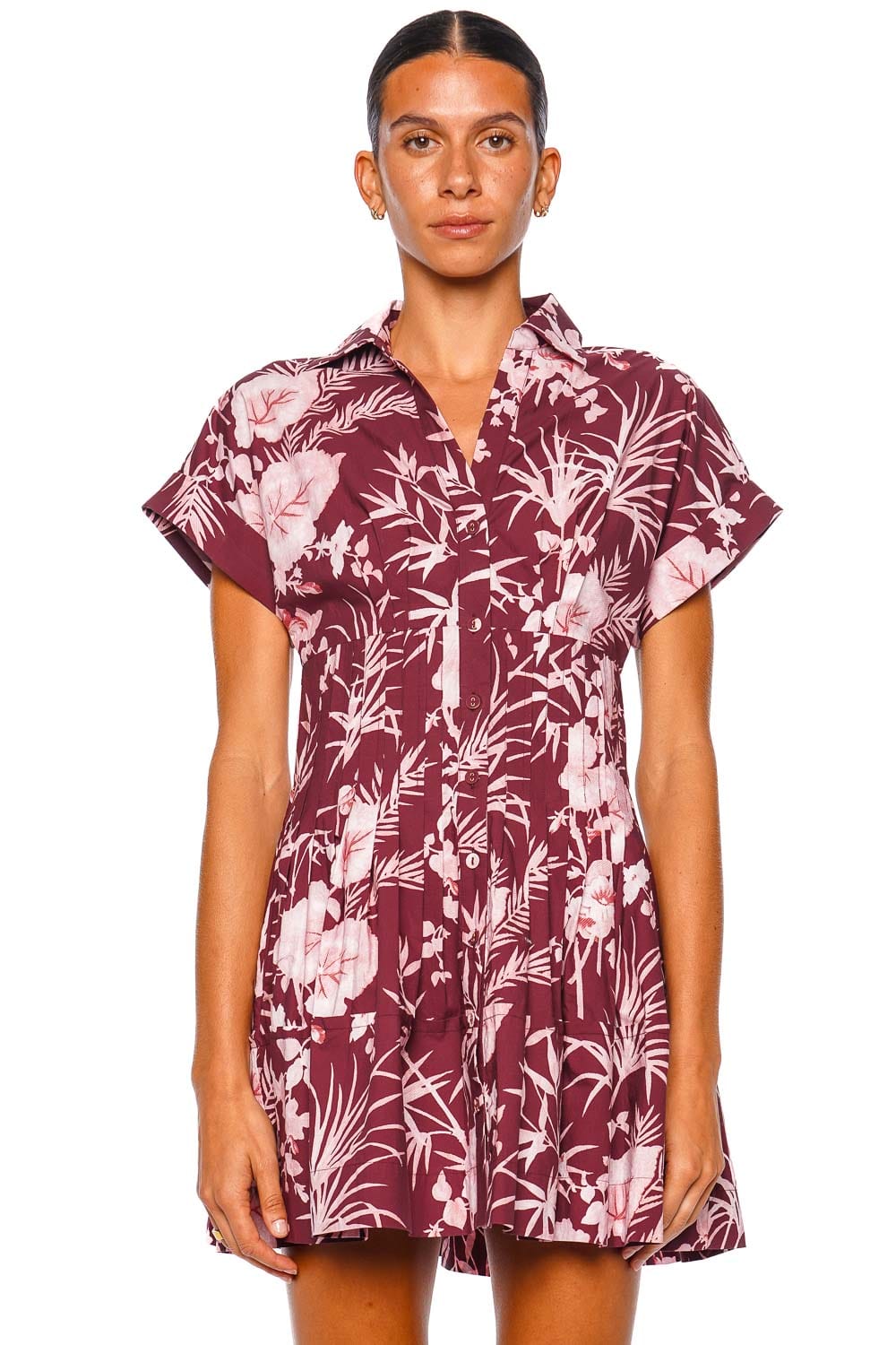 Cara Cara Nash Paradise Blush Short Sleeve Mini Dress