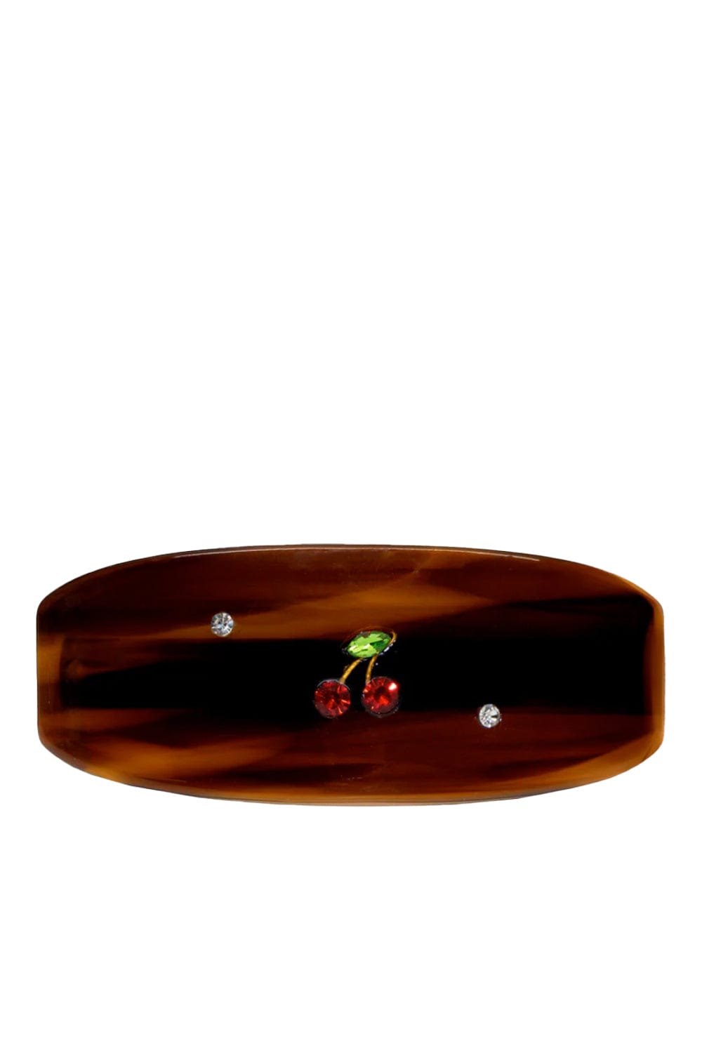 EMI JAY Crystal Cherry Tortoise French Barrette