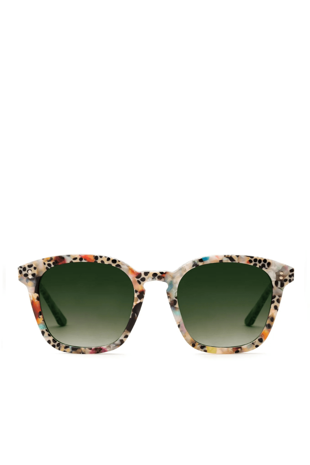 KREWE Prytania Poppy Gradient Acetate Sunglasses