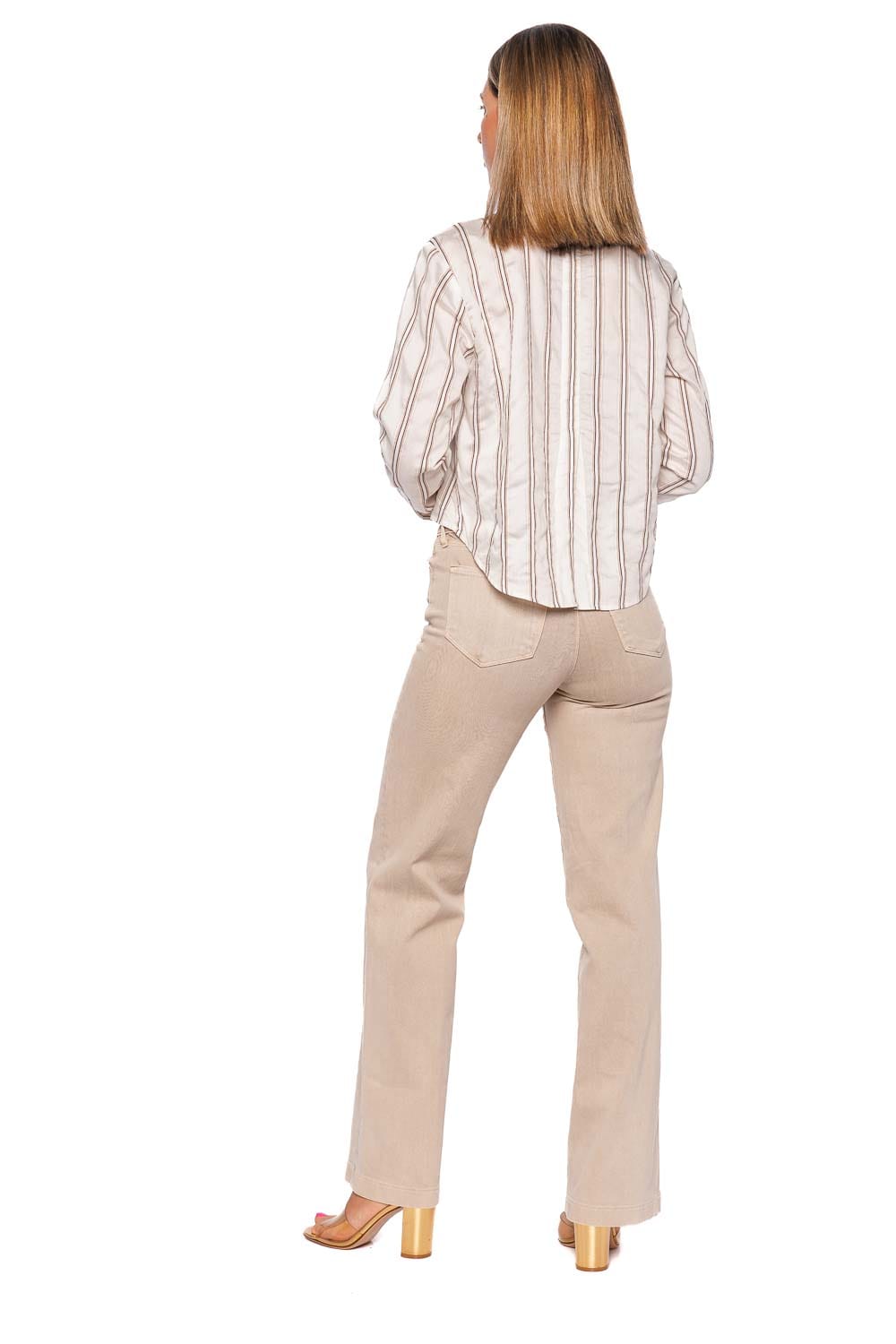 L'AGENCE Scottie Biscuit High Rise Wide Leg Jean