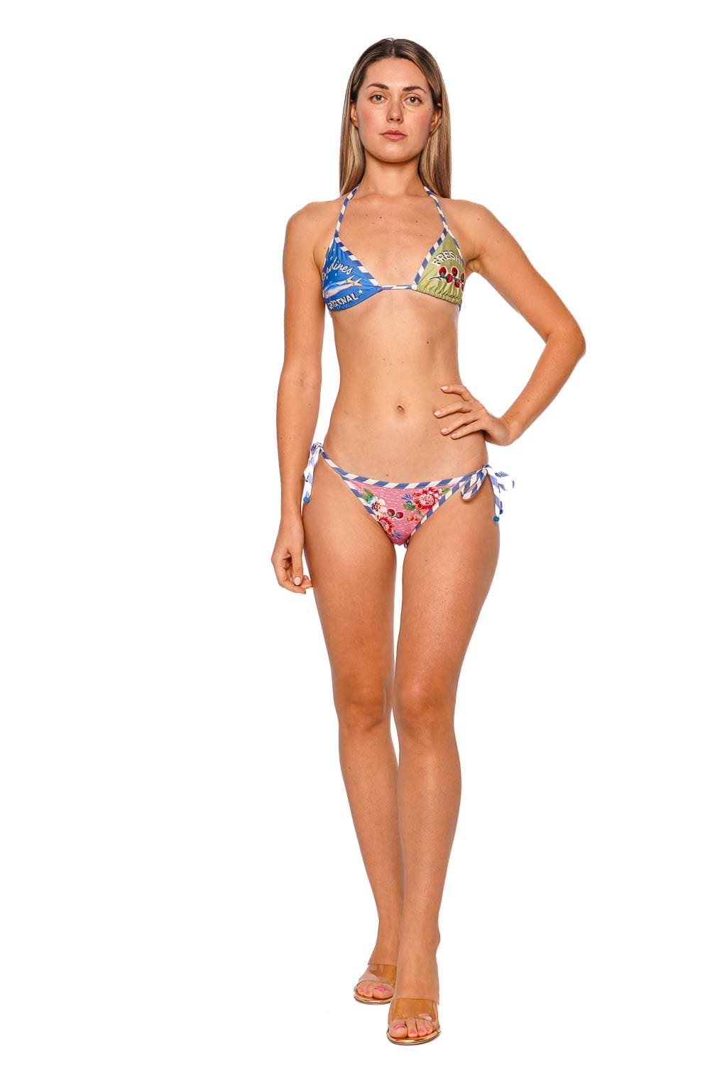 Agua Bendita Ludovica Basket Triangle Bikini Top