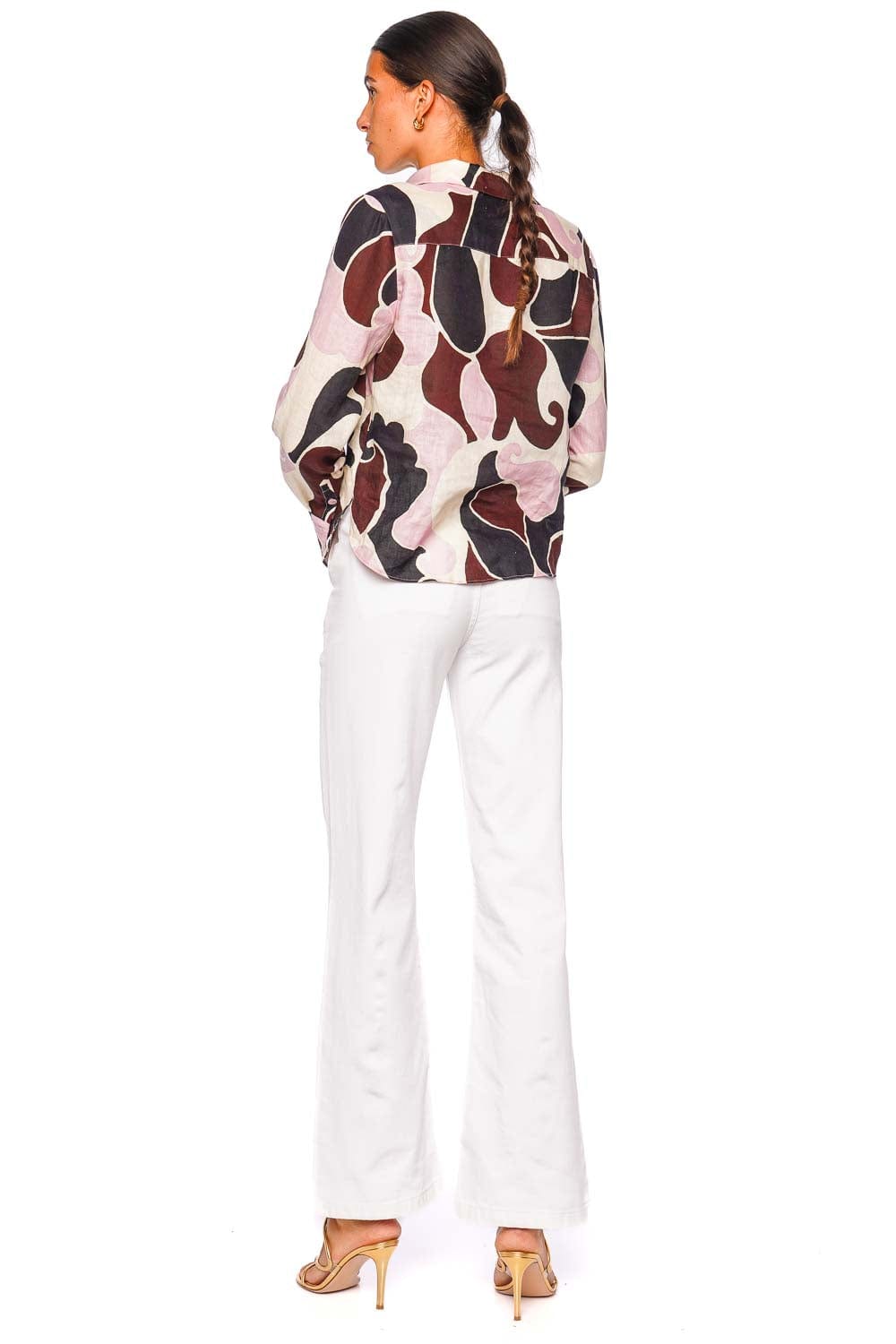 Cara Cara Perfect Petal Wave Button Down Shirt