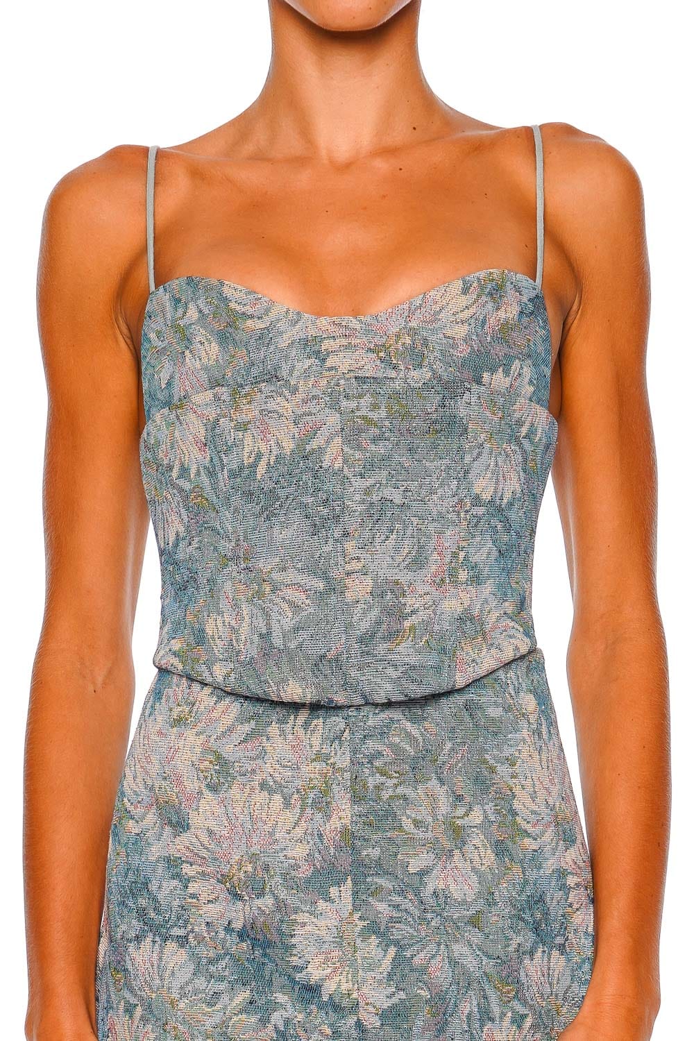 CLEA Aleora Aquarelle Jacquard Bustier Top