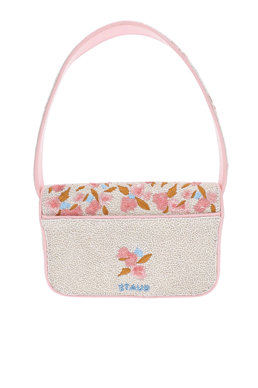 Staud Tommy Spring Day Beaded Shoulder Bag