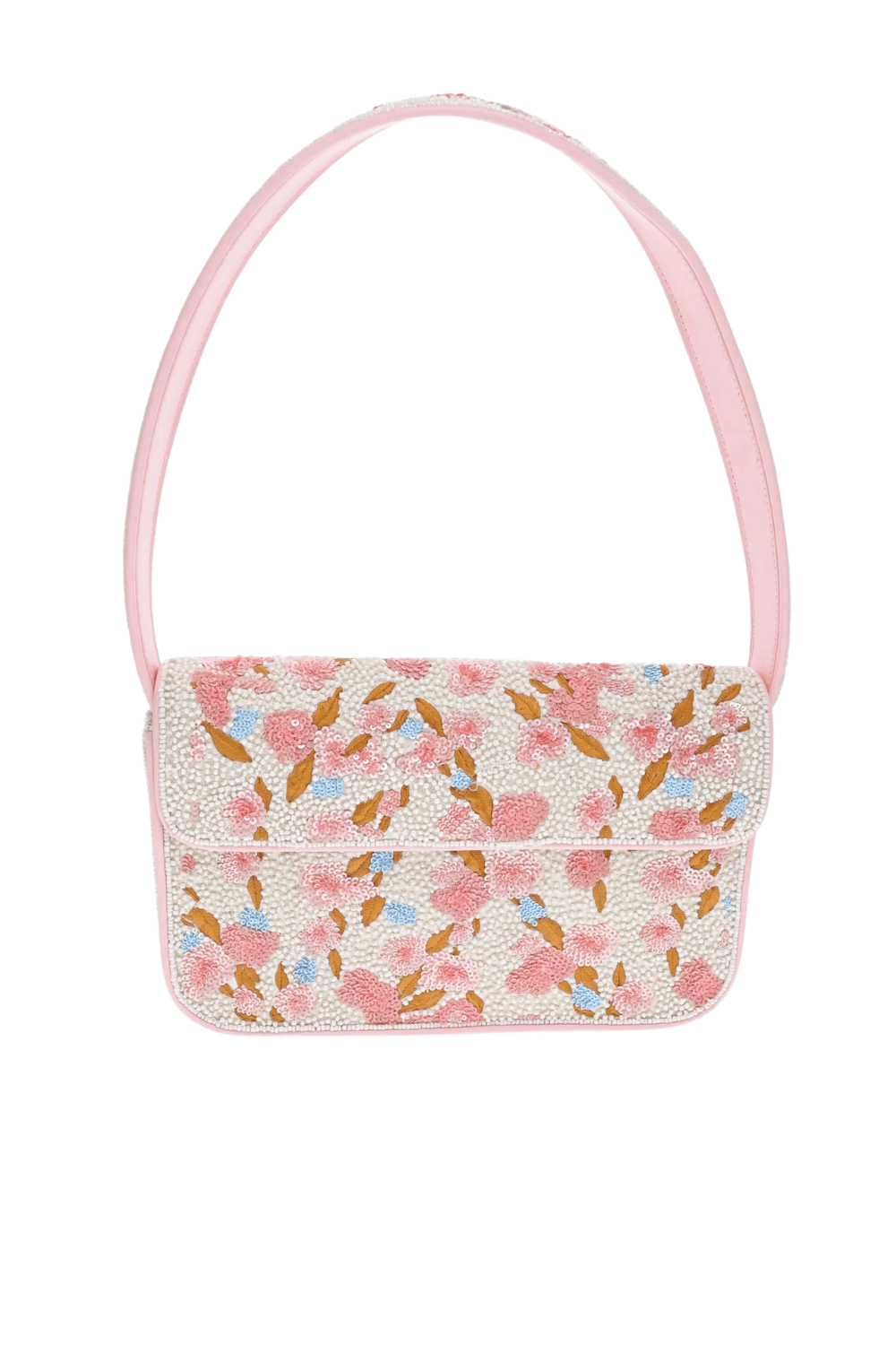 Staud Tommy Spring Day Beaded Shoulder Bag