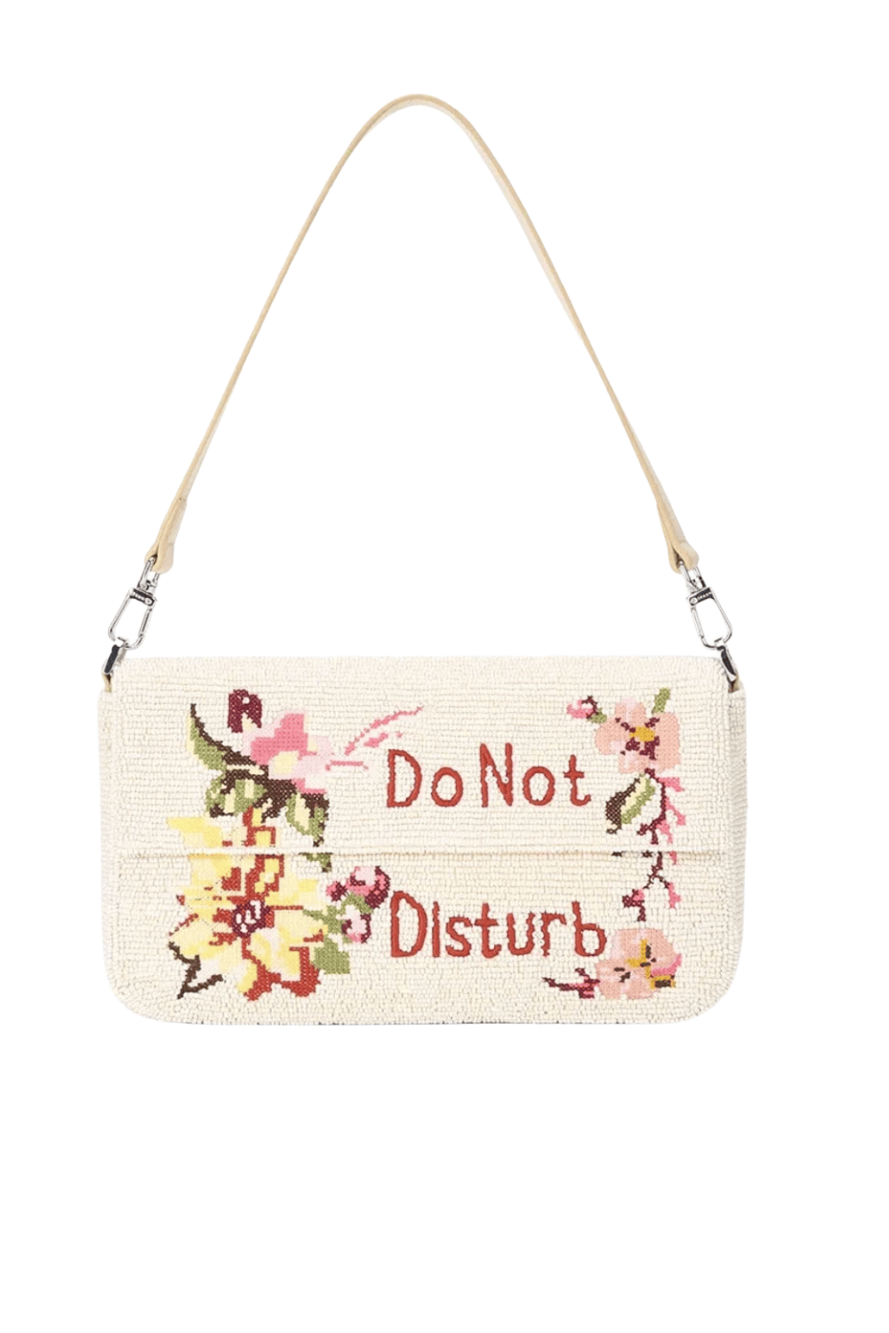 Staud Timmy Convertible Floral Embroidered Shoulder Bag