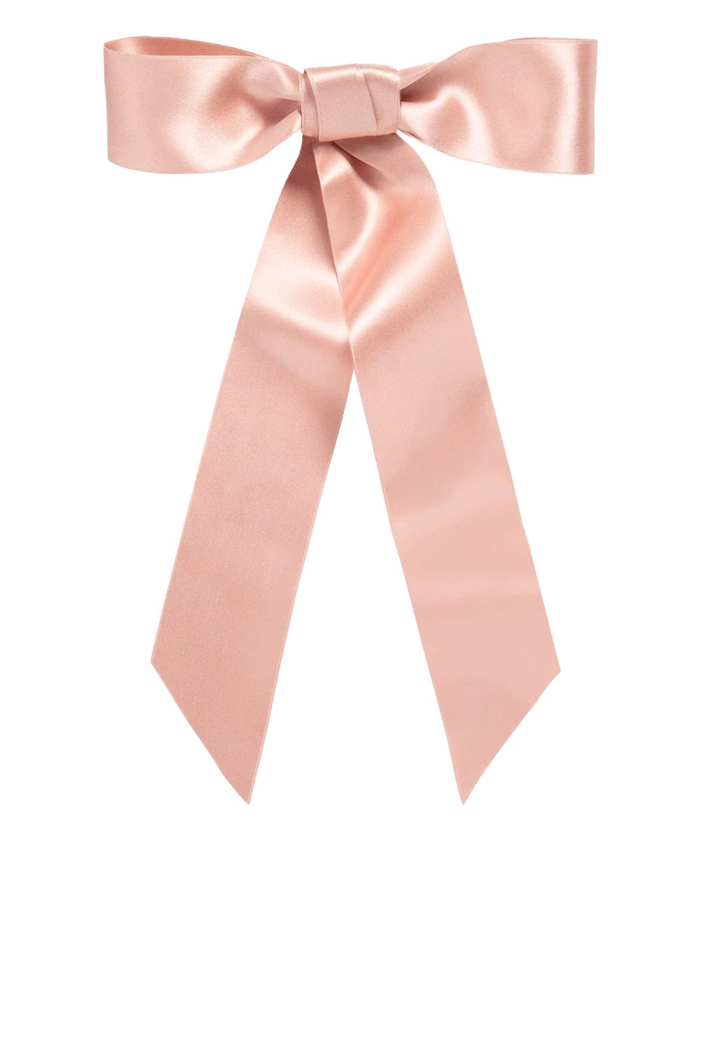 Jennifer Behr Virginia Blush Silk Bow Barrette