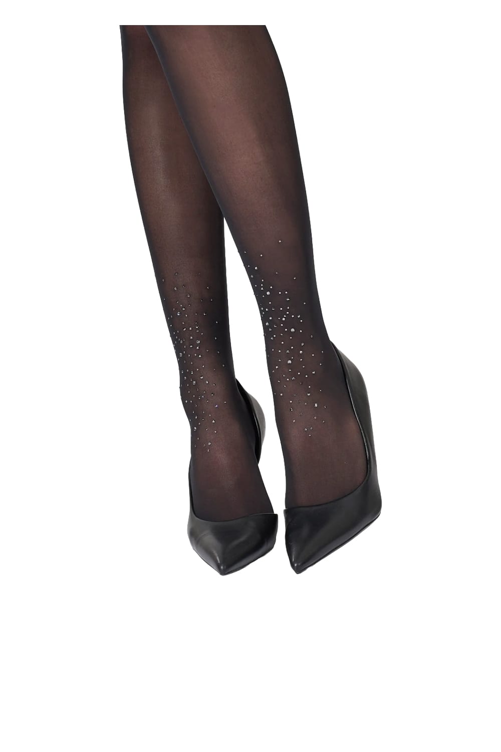 Wolford Stardust Black Crystal Embellished Tights