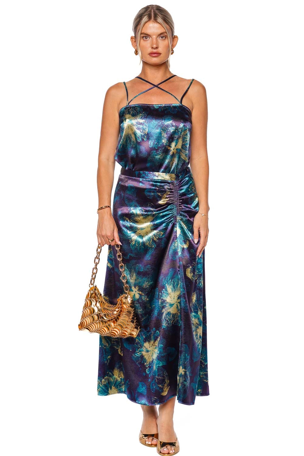 The Liquid Touch: How to Style a V-Neck Satin Top for Every Occasion