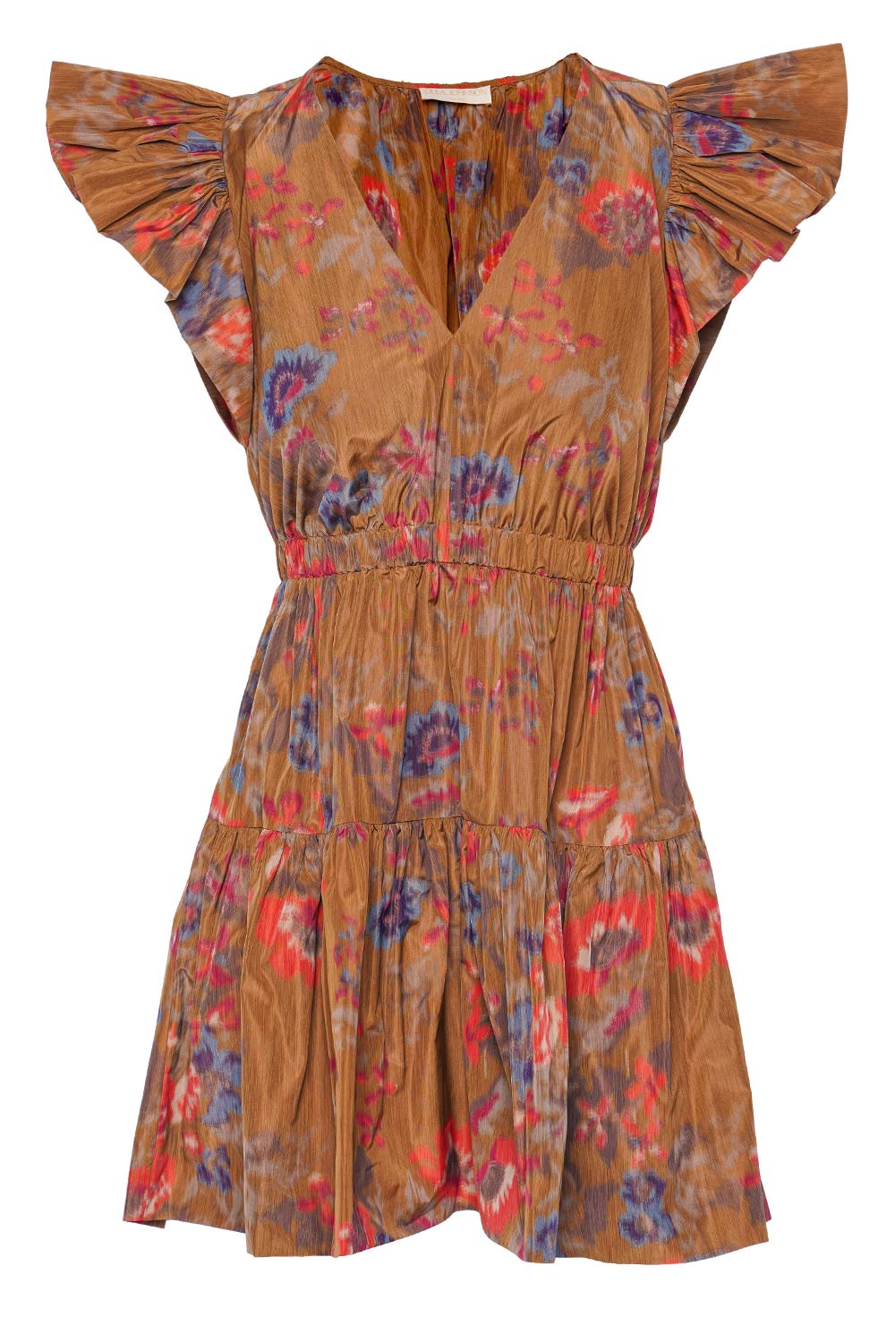Ulla Johnson Loretta Bamboo Ruffled Mini Dress