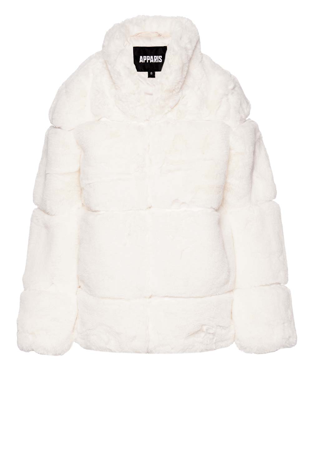 APPARIS Skylar Ivory Faux Fur Jacket