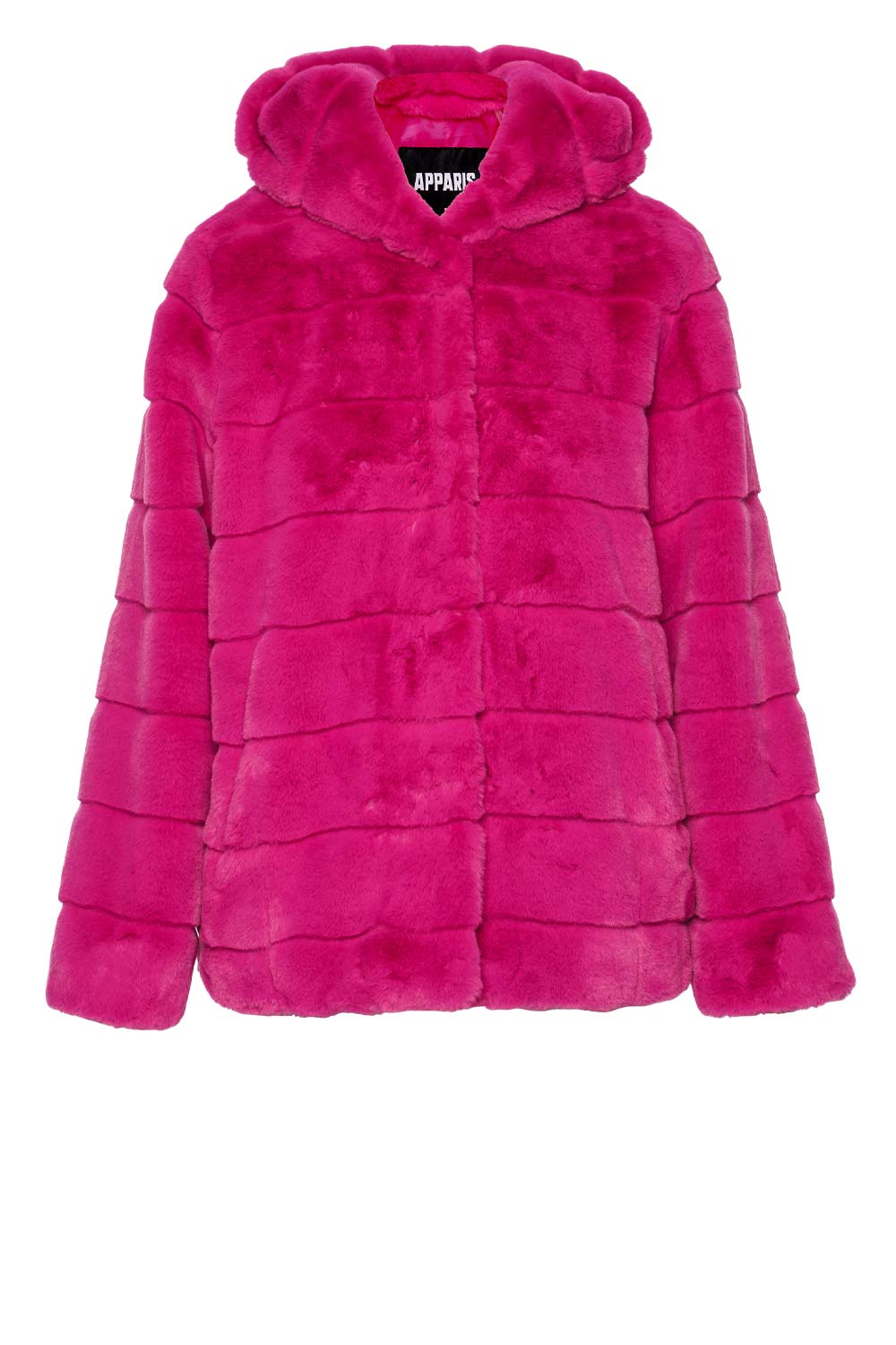 APPARIS Goldie Confetti Pink Faux Fur Jacket