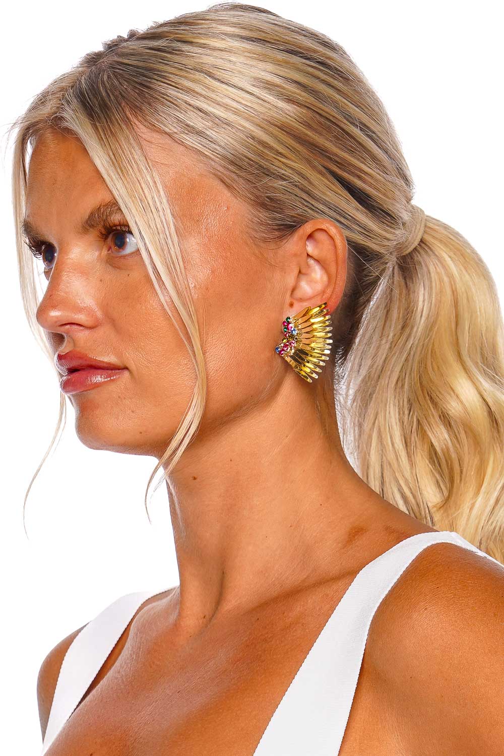 Mignonne Gavigan Mega Mini Madeline Gold Earrings