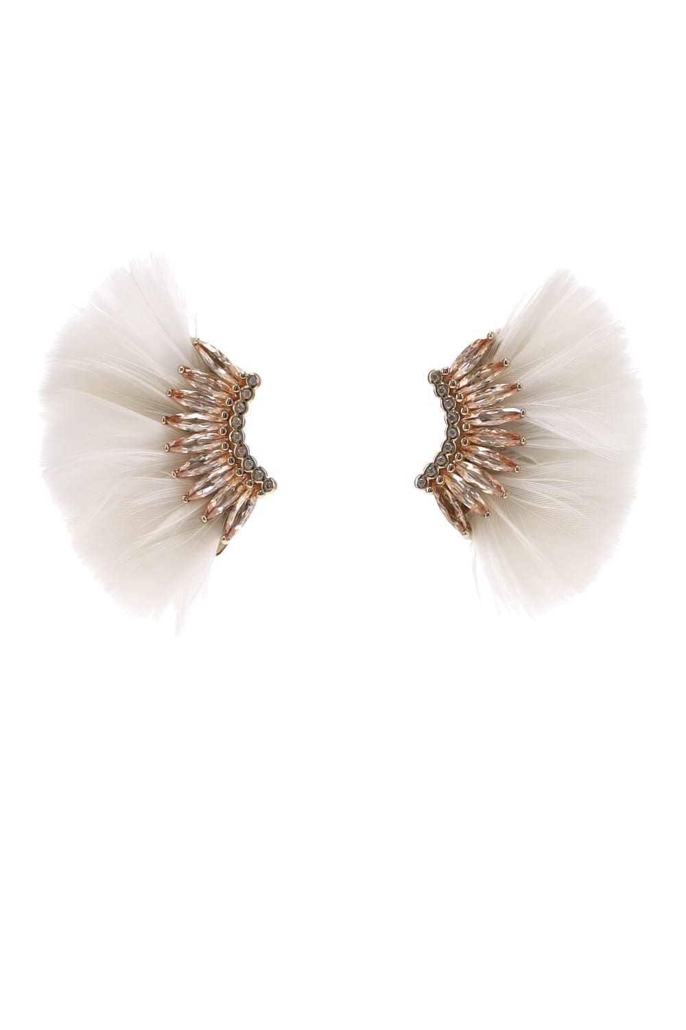 Mignonne Gavigan Lux Mini Madeline Feather Earrings