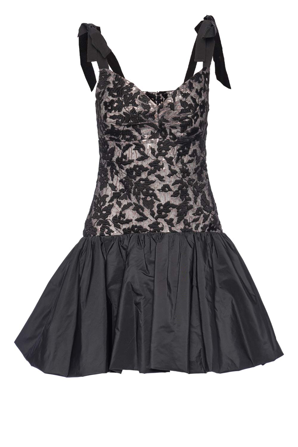 Silvia Tcherassi Marguerite Black Mini Dress