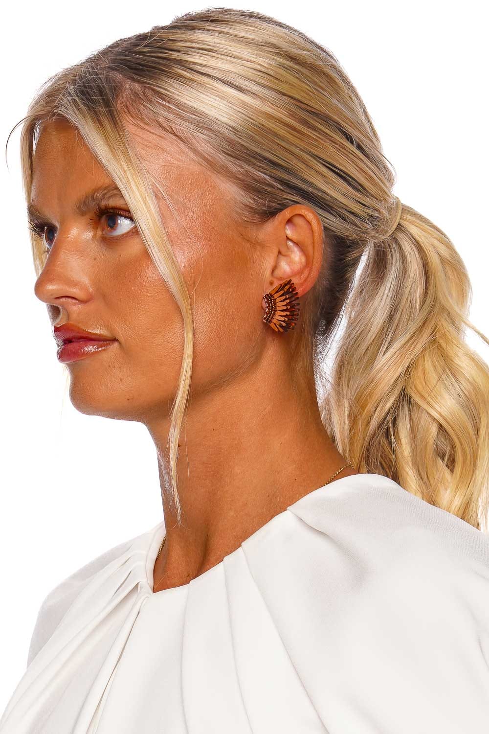 Mignonne Gavigan Micro Madeline Bronze Earrings