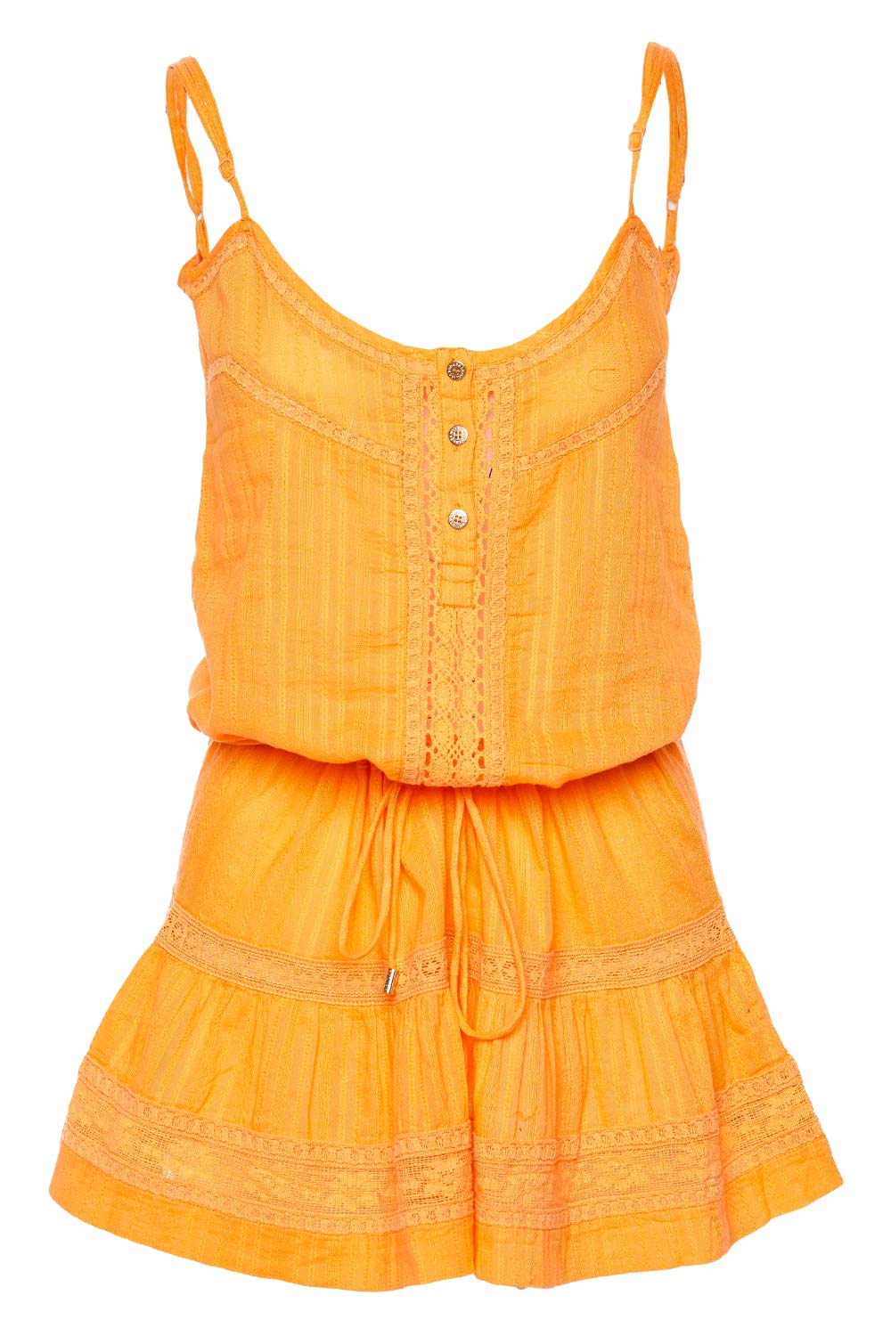 Melissa Odabash Kelly Orange Cover Up Mini Dress