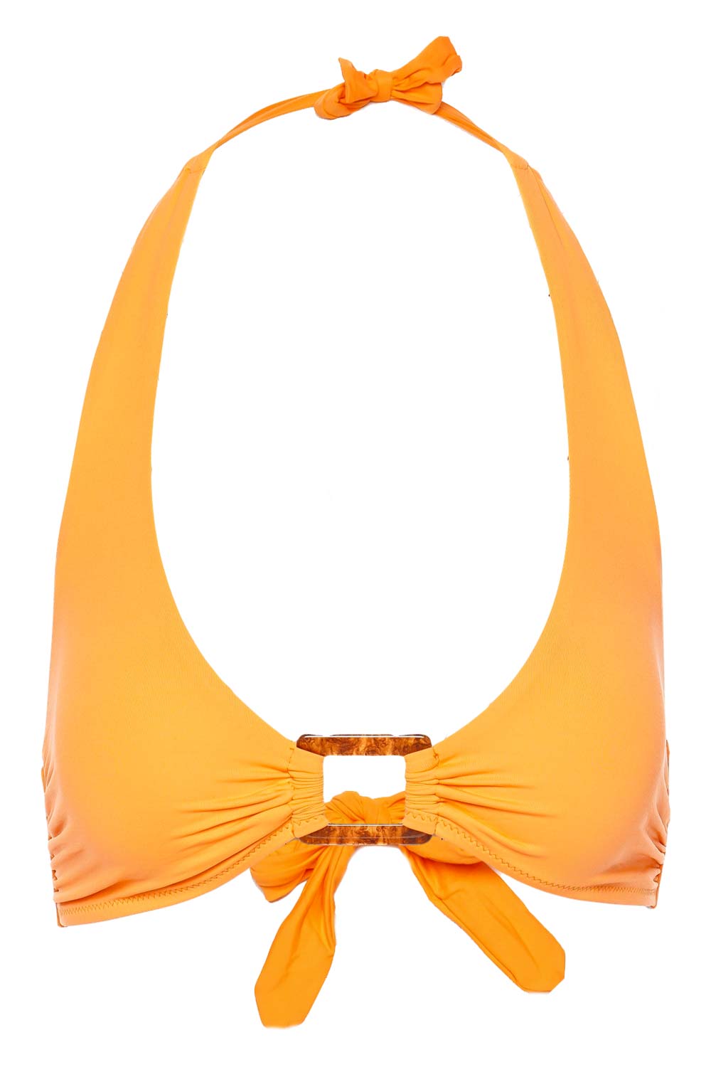 Melissa Odabash Paris Orange Halter Bikini Top