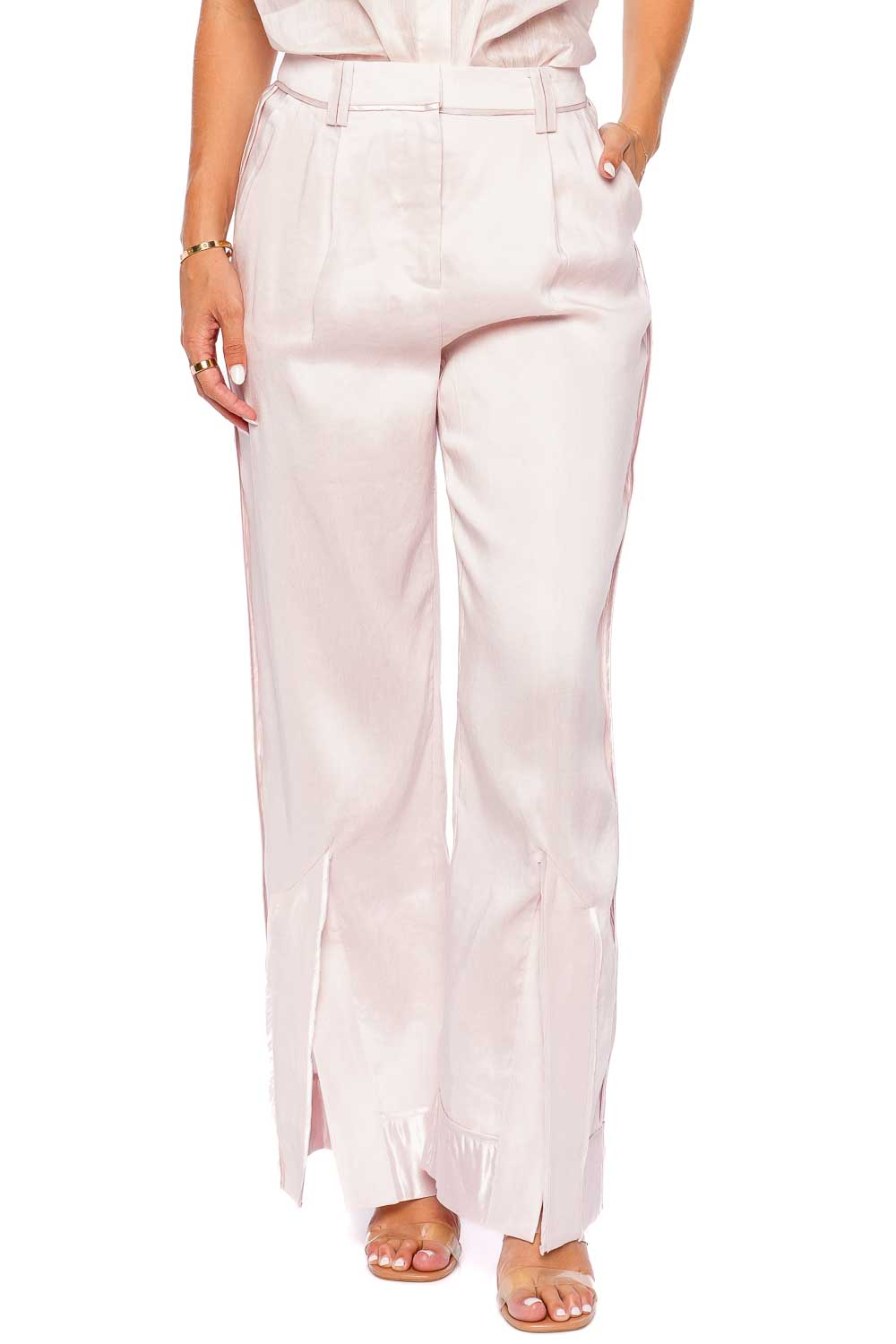 Aje. Insight Deconstructed Pant 24RE3097 SOFT PINK