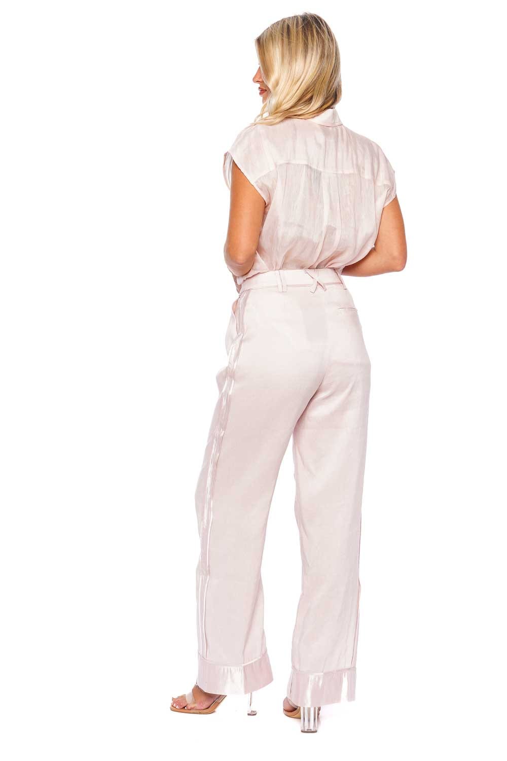 Aje. Insight Deconstructed Pant 24RE3097 SOFT PINK