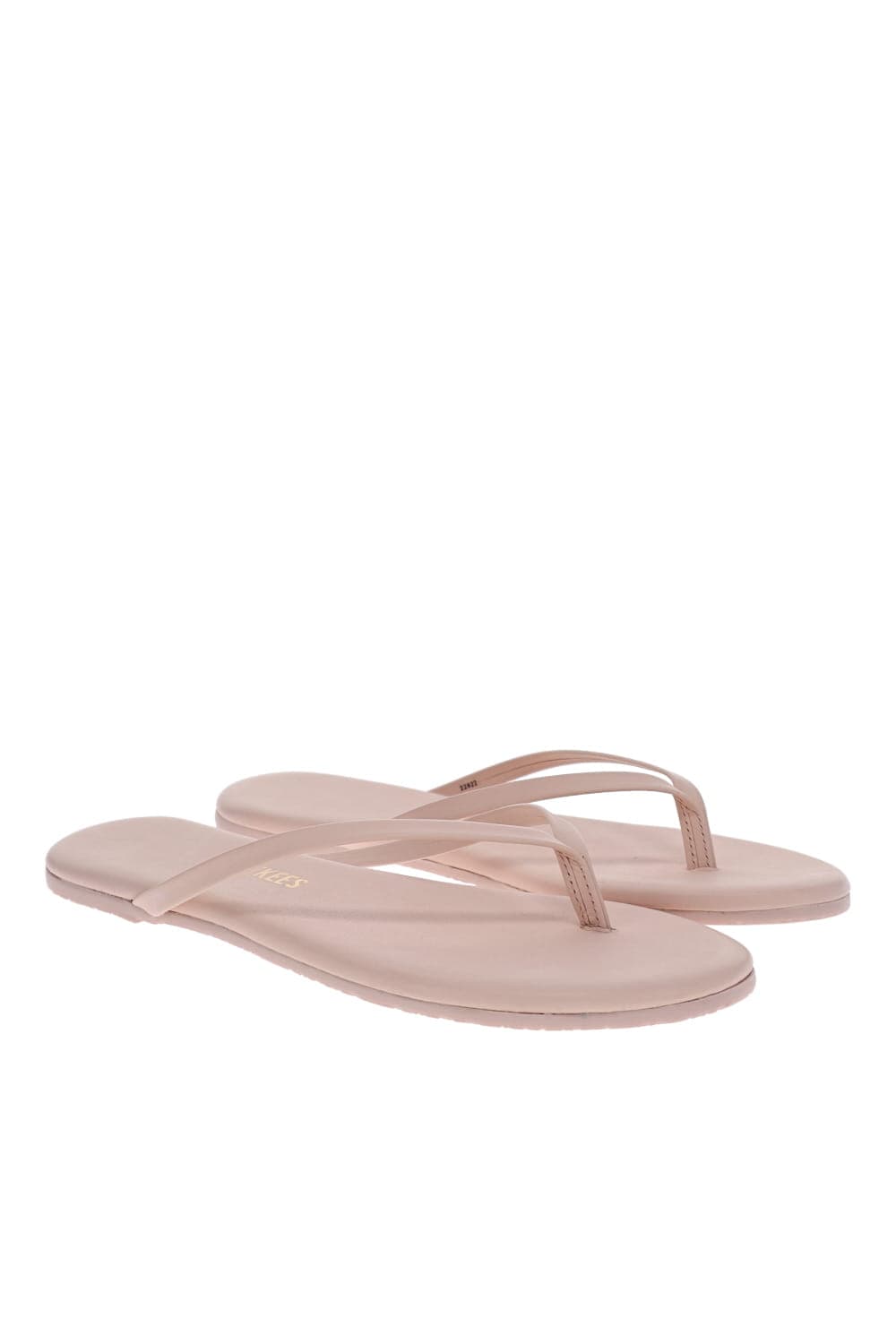 TKEES Solids Soft Pink Leather Sandal
