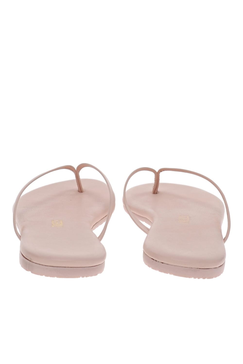 TKEES Solids Soft Pink Leather Sandal