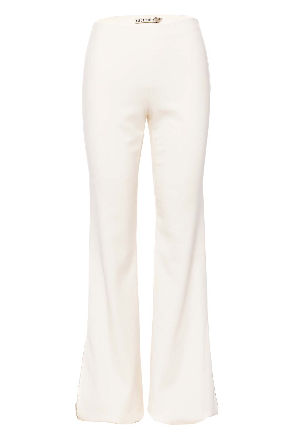 Lara Crystal Embellished Side Slit Pant