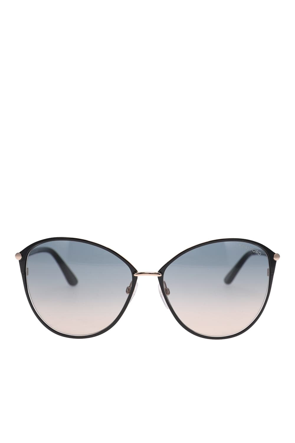 Tom Ford Eyewear FT0320 Shiny Black Sunglasses FT0320 Black/Smoke